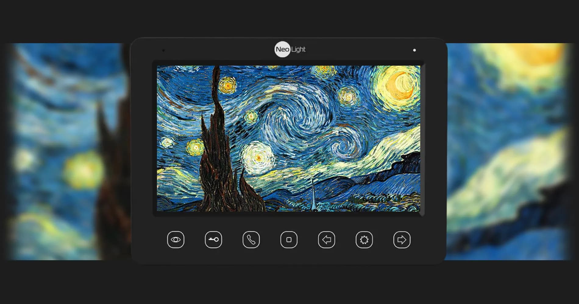 Видеодомофон Neolight Kappa + HD WF (Black)