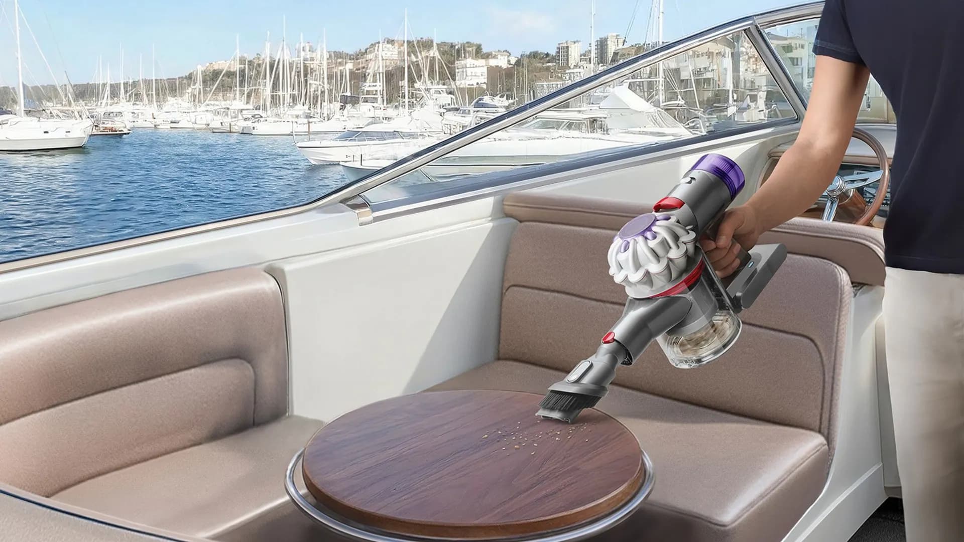Аккумуляторный ручной пылесос Dyson V8 Car & Boat (Nickel)