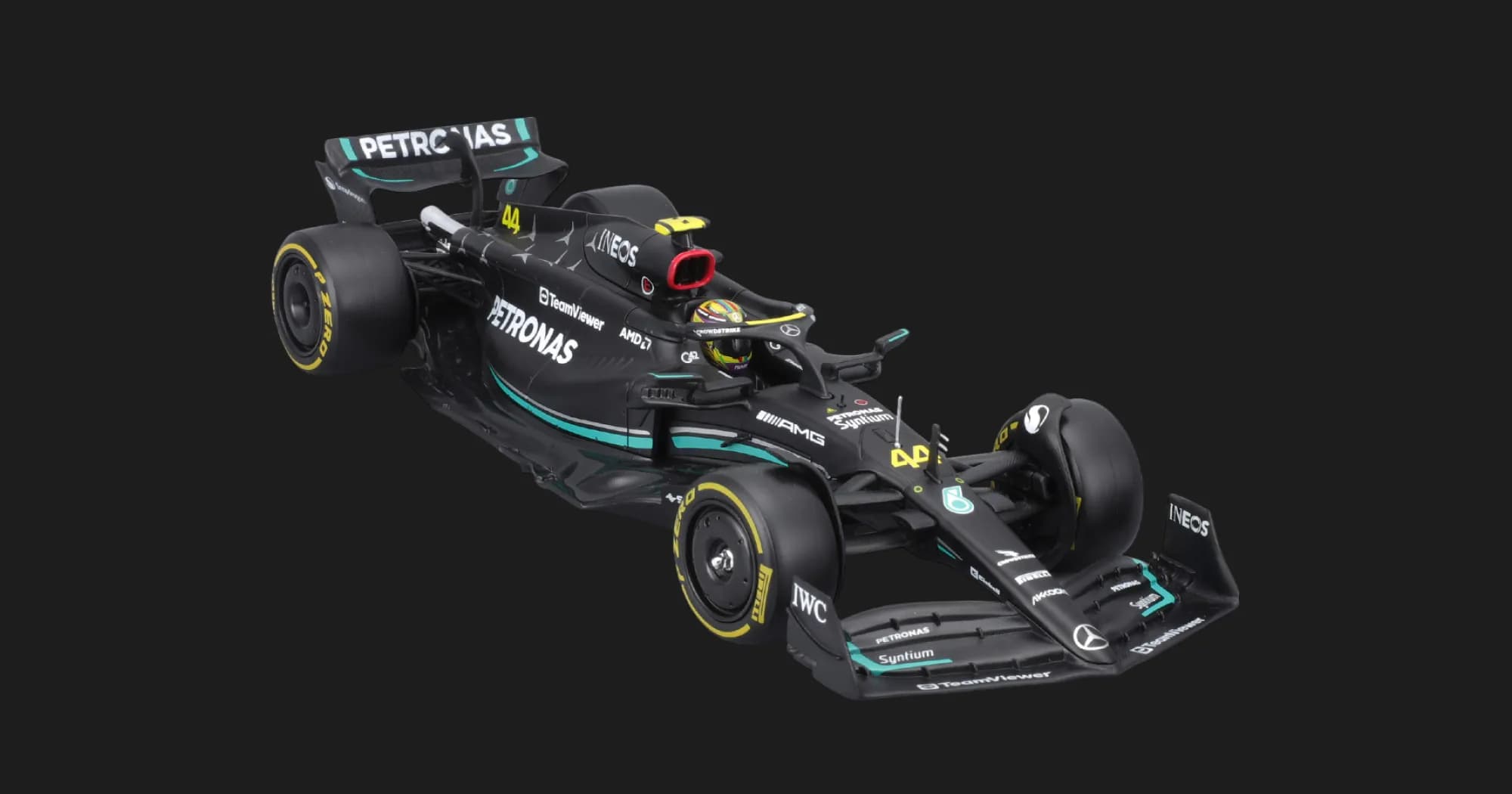 Авто-конструктор Bburago — Mercedes-AMG F1 W14 Performance (1:24) (18-28510)