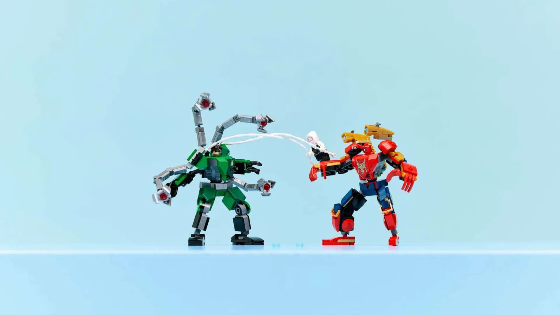 Конструктор LEGO Marvel Битва роботов: Человек-паук и Доктор Осьминог (76338)