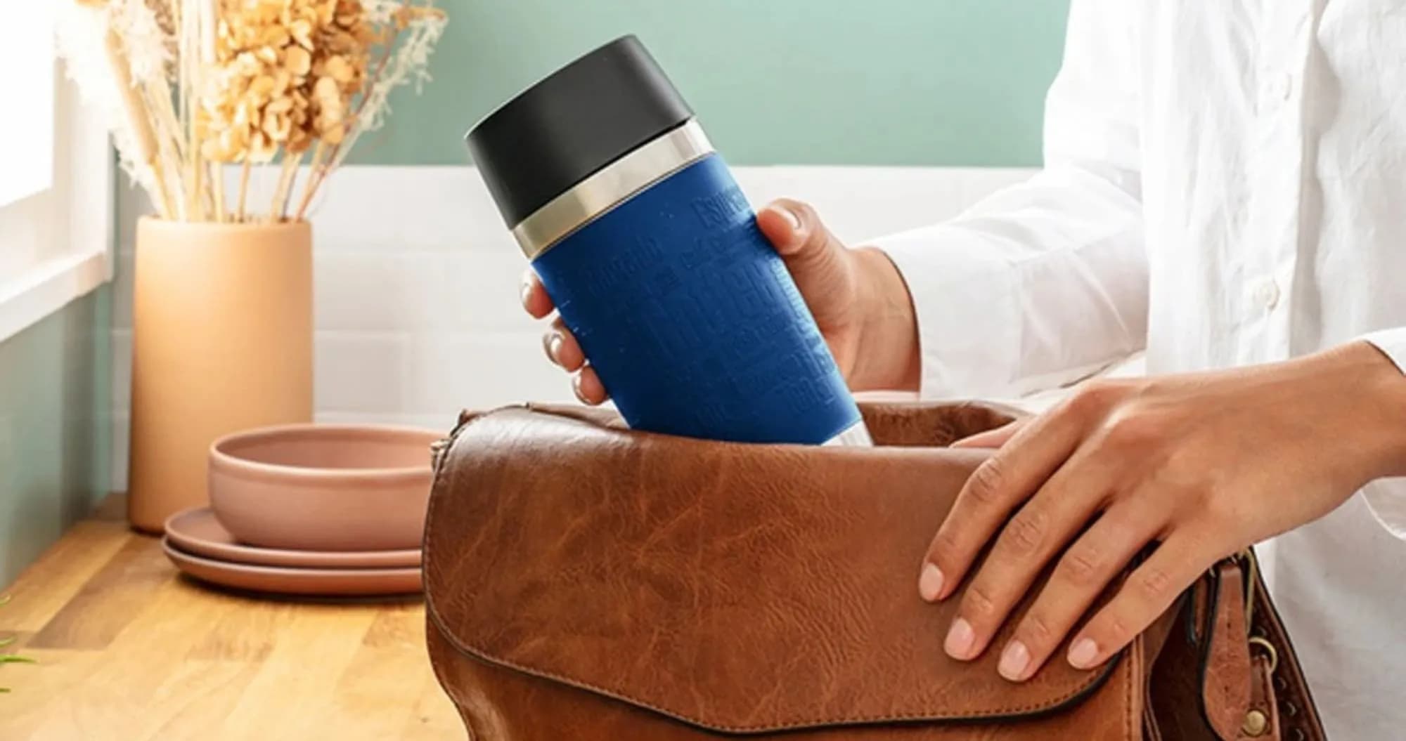 Термокружка Tefal N2020310 Travel Mug Classic Twist 0,36 (Dark Blue)