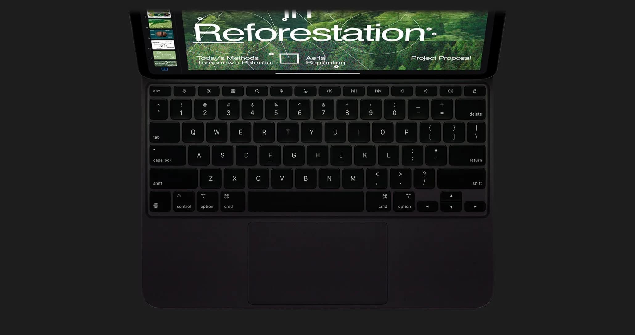 Клавиатура Magic Keyboard для iPad Pro 13 (White) (MWR43) (2024)