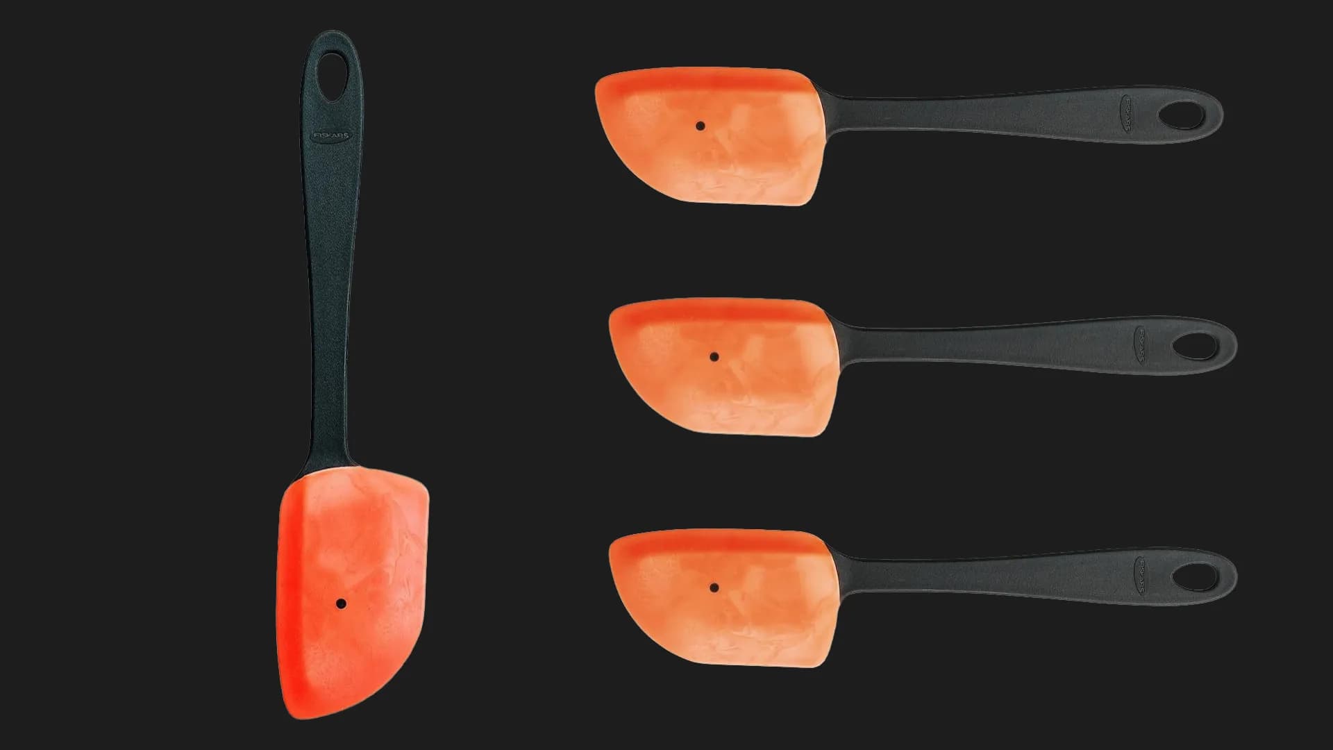 Лопатка кухонная Fiskars Essential 27см пластик/силикон