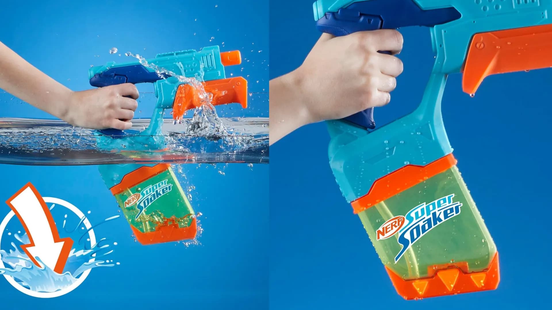 Набор водных бластеров Nerf Super Soaker Данк Фил, 2 шт (G0995)