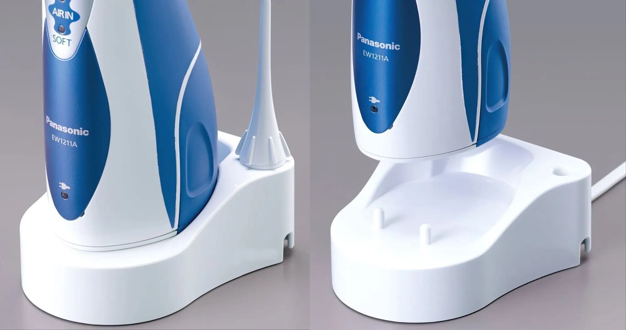 Ирригатор портативный Panasonic, 2 насадки (EW1211A321) (White/Blue)