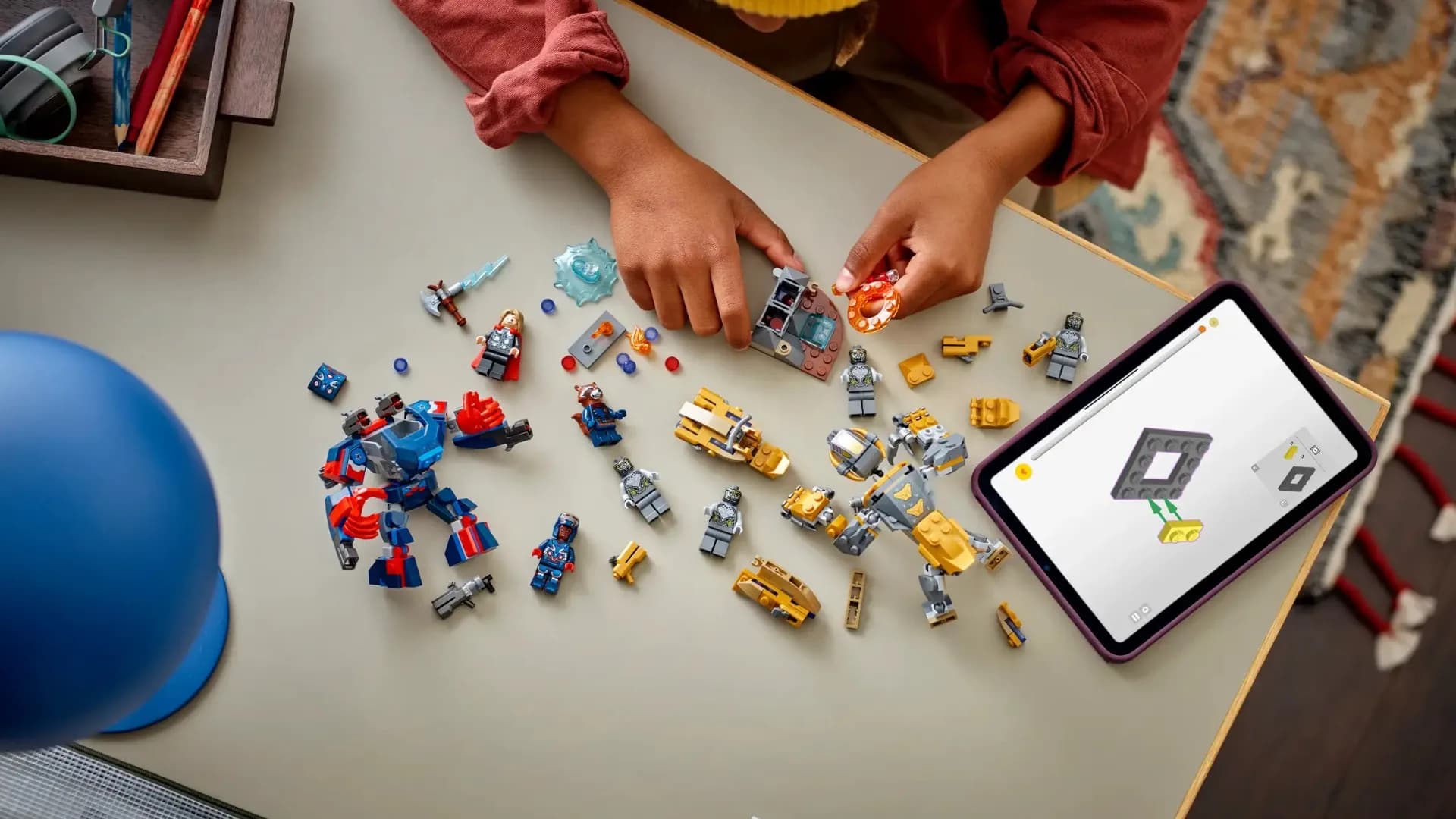 Конструктор LEGO Marvel Мстители: Завершение Тор против Читаури (76322)