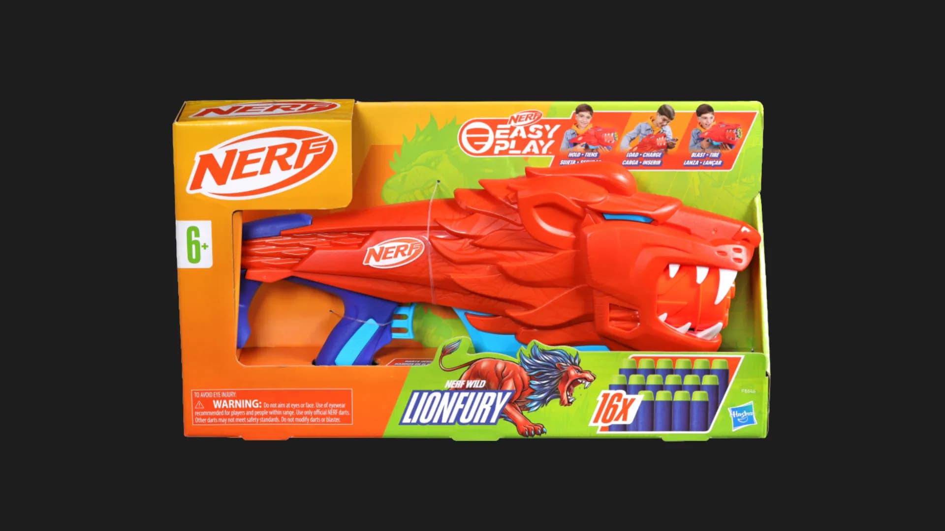 Бластер Nerf Wild LionFury (F8646)