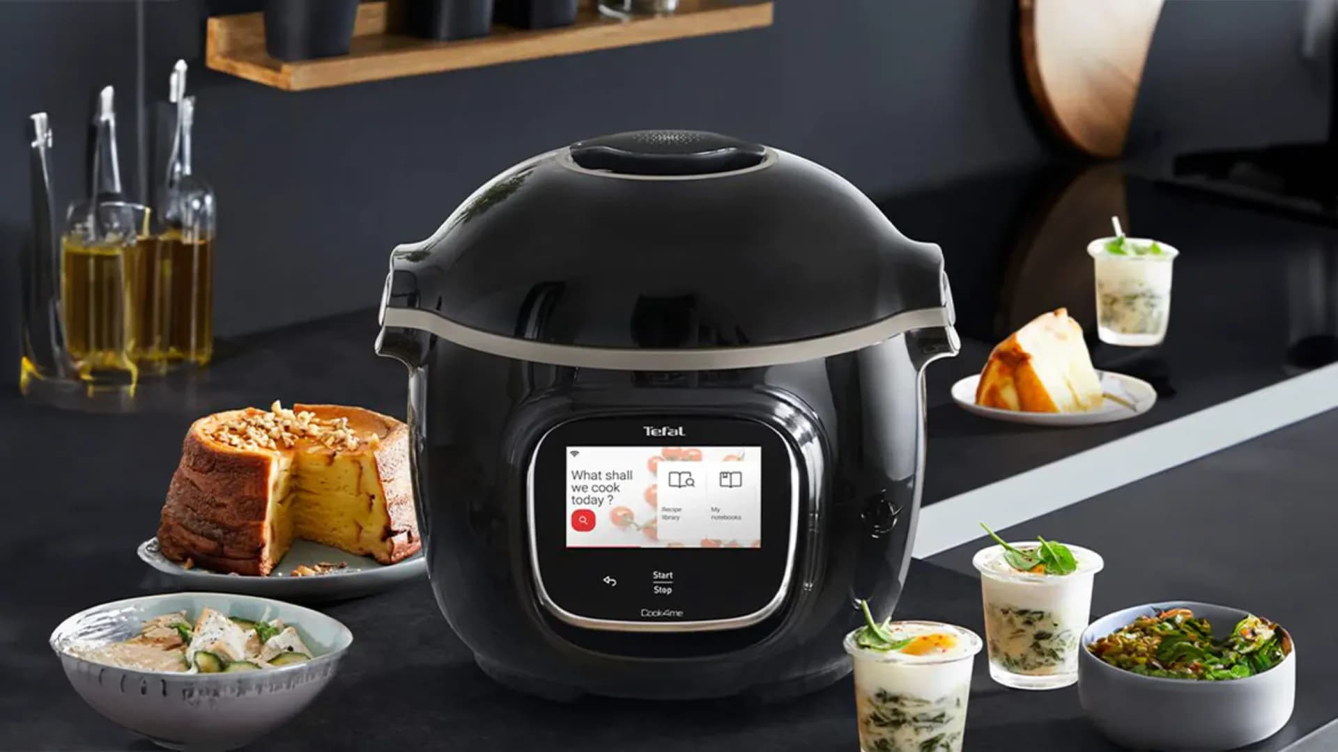 Мультиварка-скороварка Tefal Cook4me Touch CY912830
