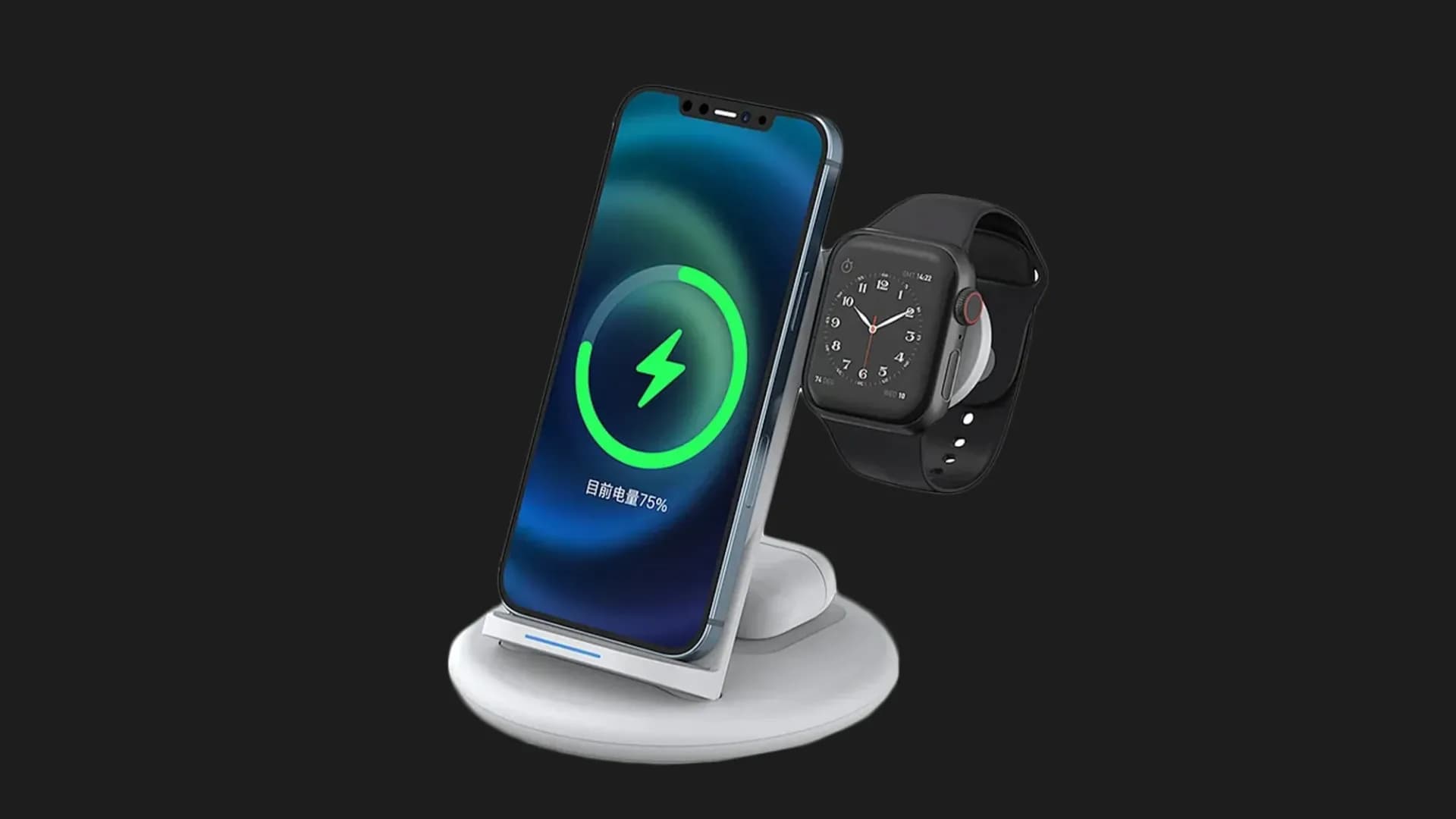 Беспроводная зарядка WiWU 3-in-1 Wireless Fast Charger (White)