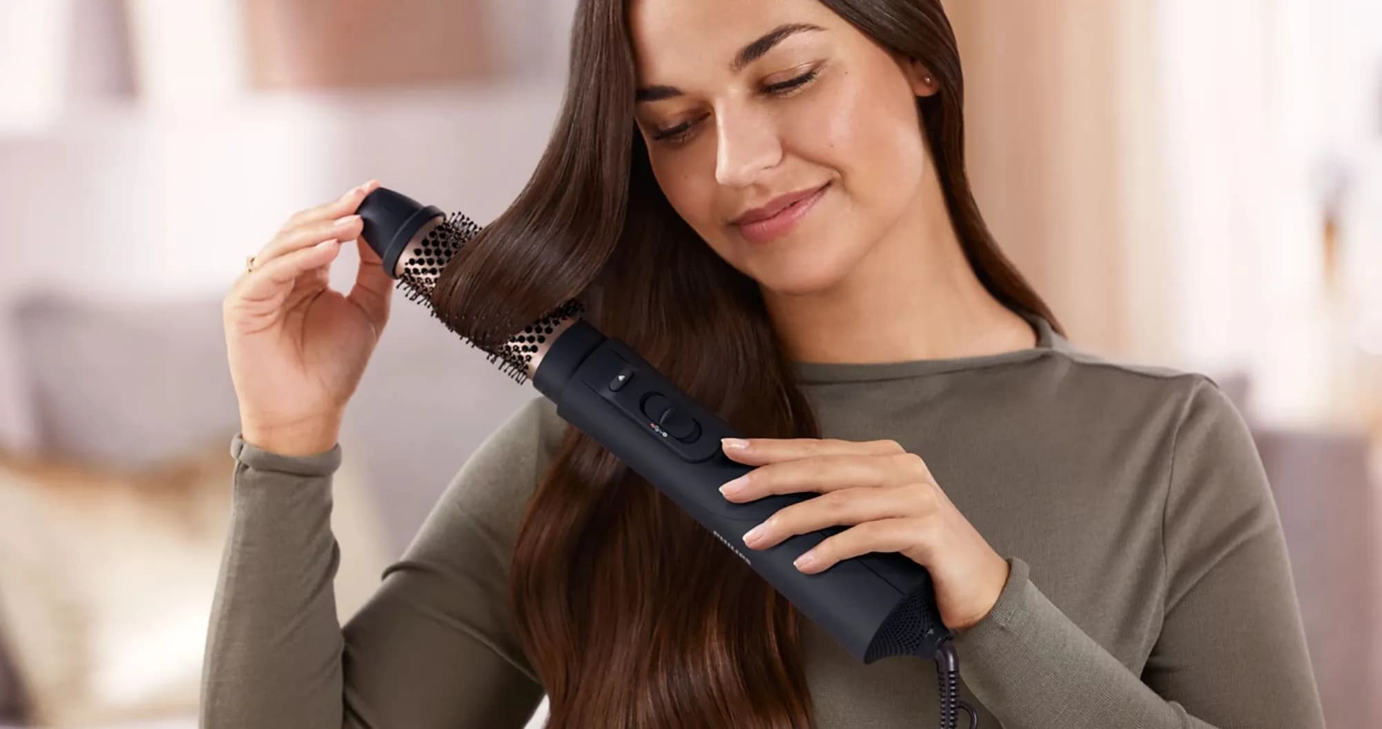 Фен-щетка Philips Series 5000 (Dark Blue)