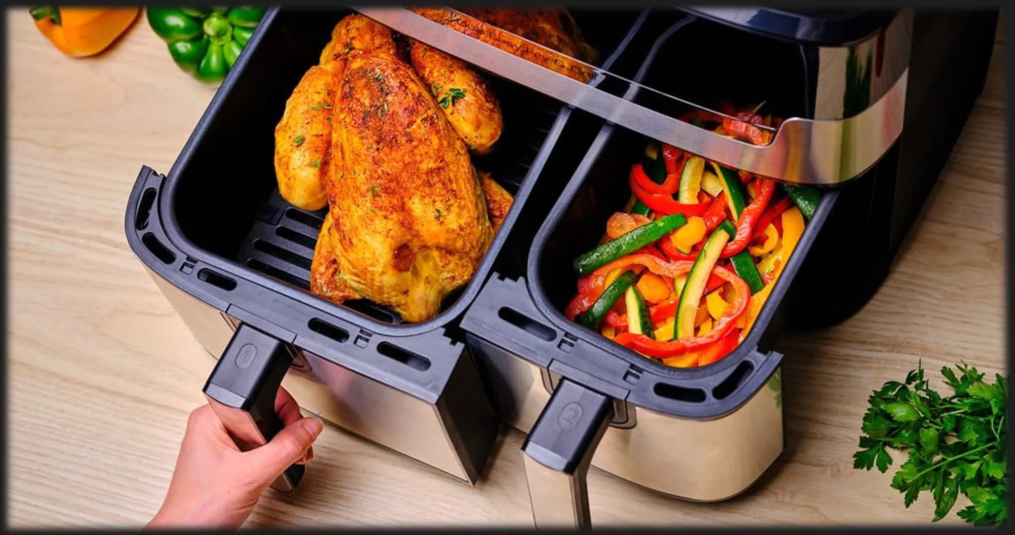 Мультипечь Tefal Dual Easy Fry&Grill Air Fryer EY905D10