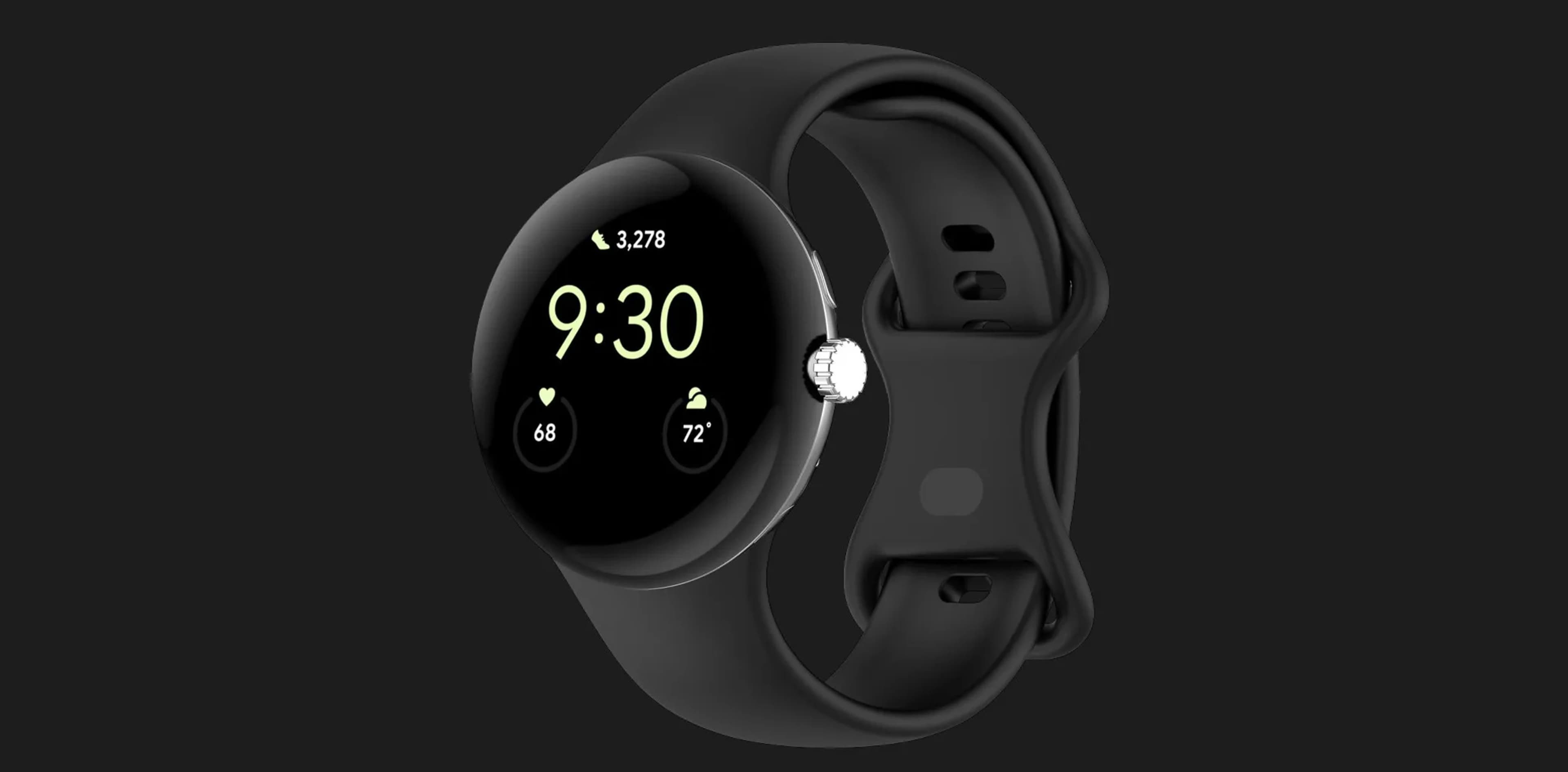 Ремешок Silicone Fit для Google Pixel Watch 45 mm (Black)