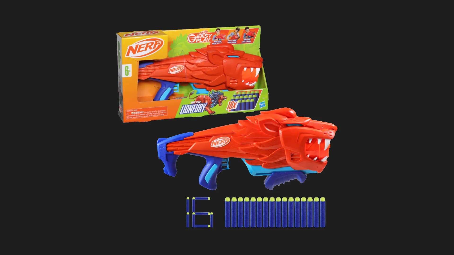 Бластер Nerf Wild LionFury (F8646)