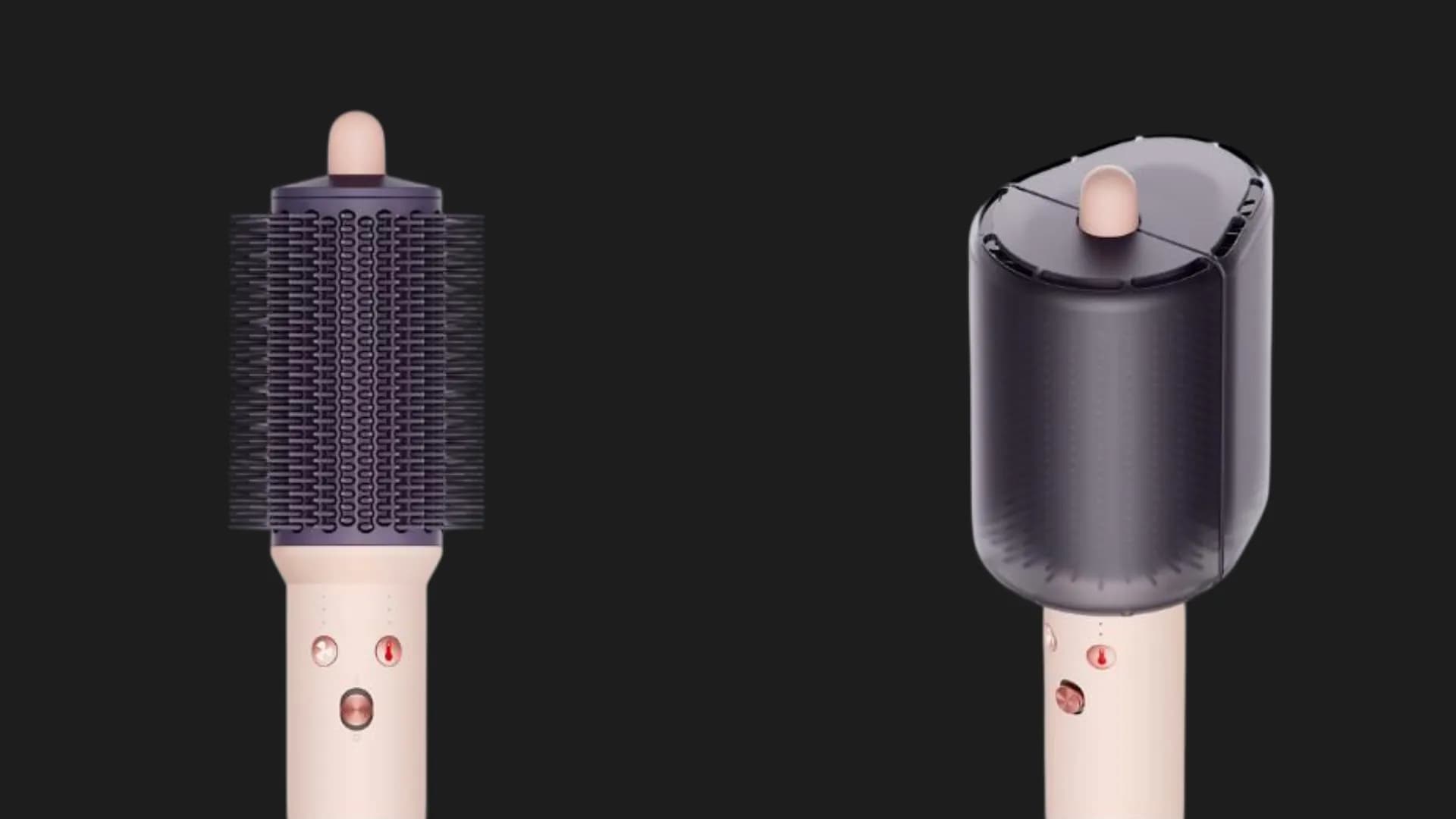 Фен-щетка для укладки волос Dyson Air Smooth (Pastel Pink)