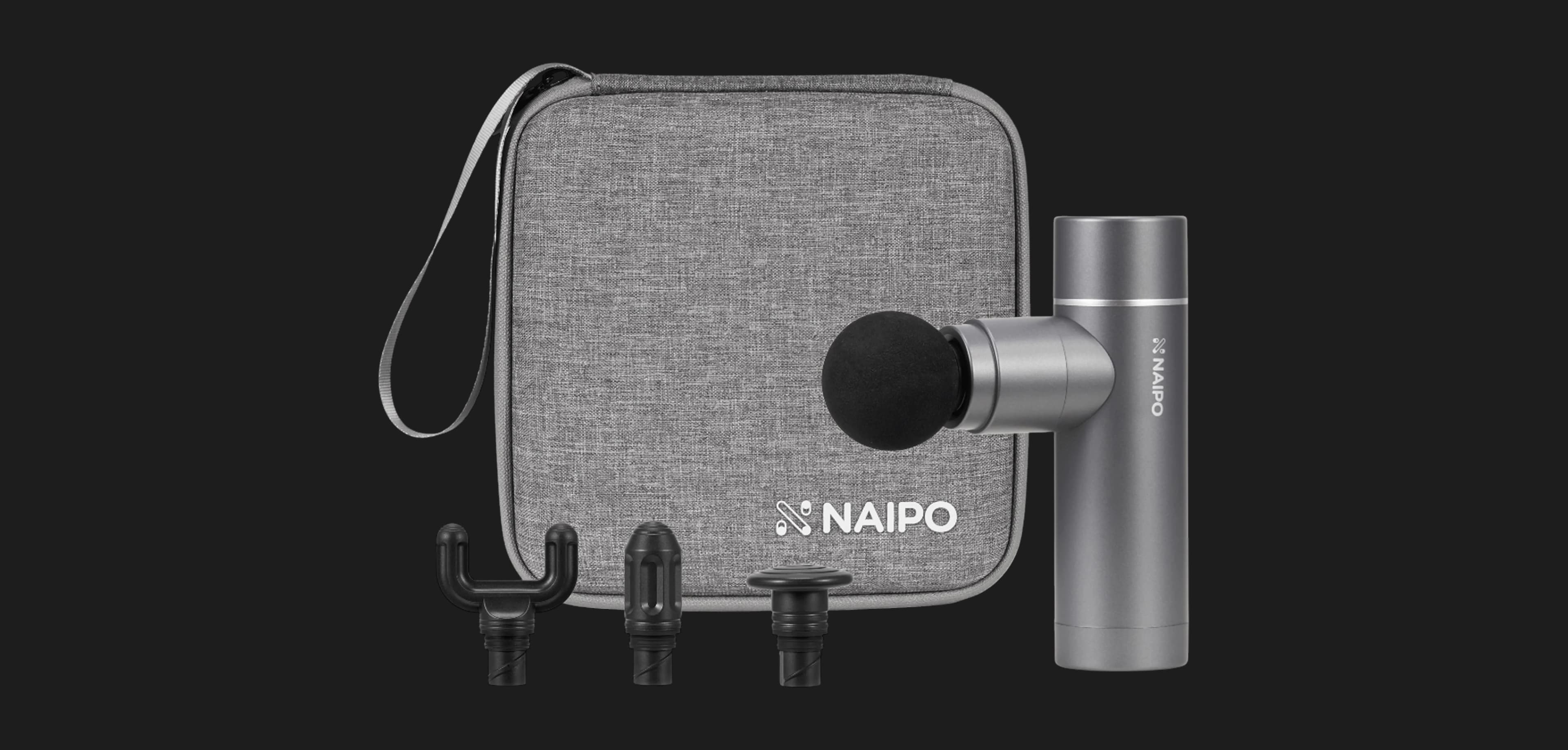Перкуссионный массажер Naipo Mini (Gray)