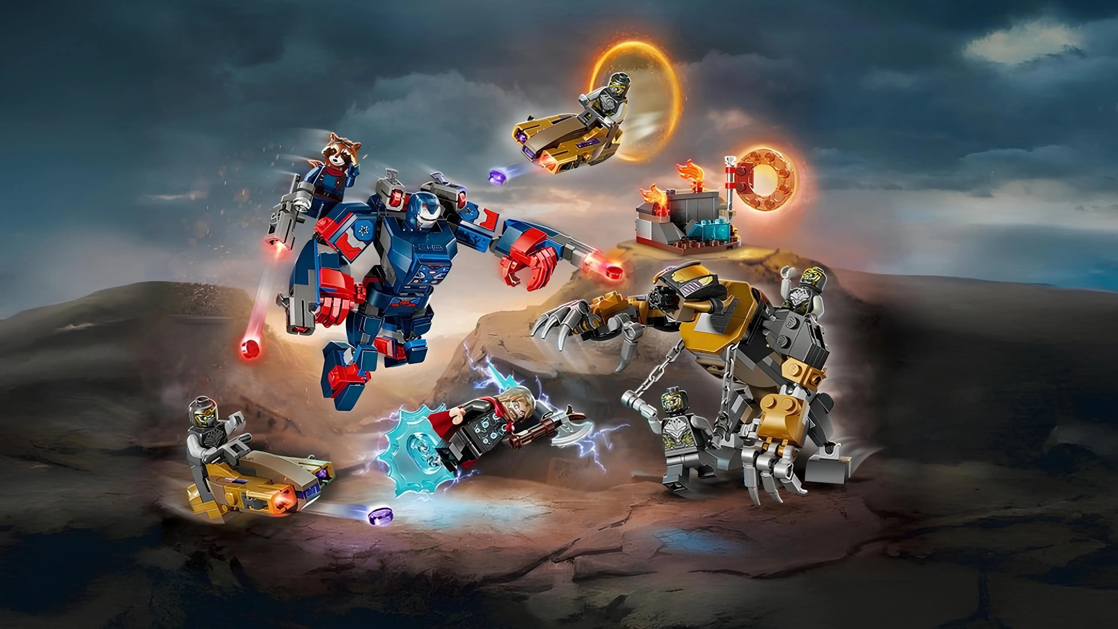 Конструктор LEGO Marvel Мстители: Завершение Тор против Читаури (76322)