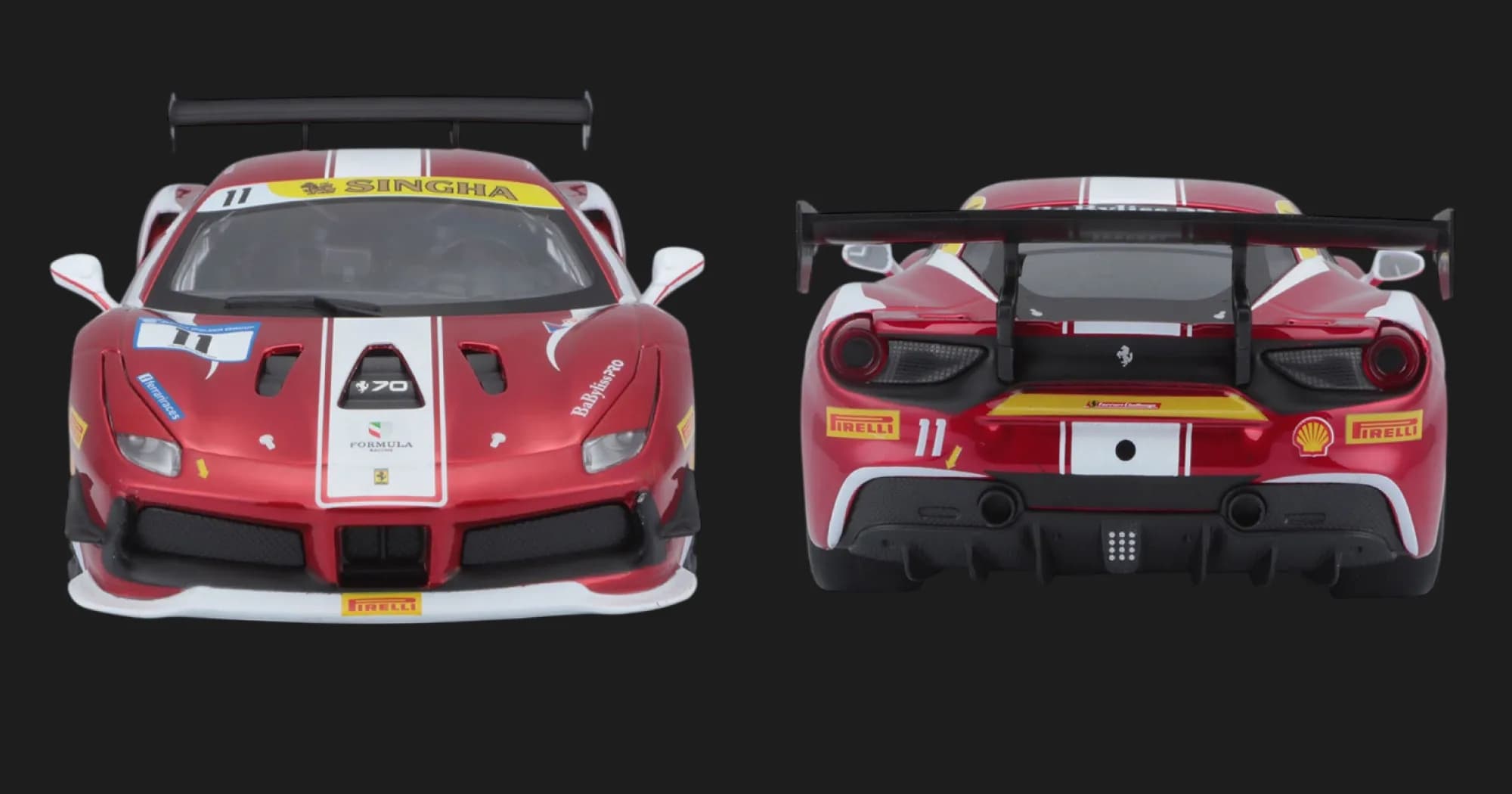 Автомодель Bburago — Ferrari 488 Challenge (1:24) (18-26308)