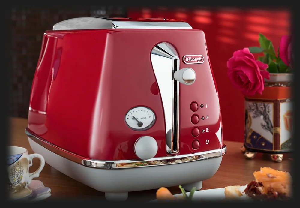 Тостер DeLonghi Icona Capitals (Red)