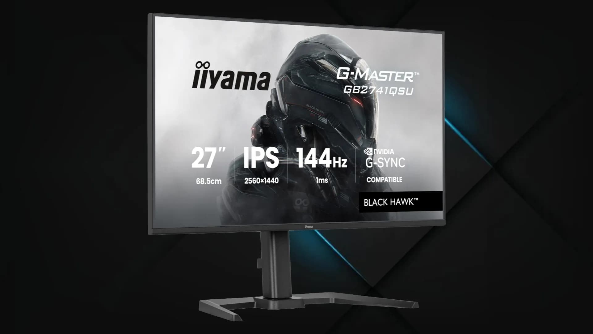 Монитор iiyama 27" IPS 144Hz GB2741QSU-B1 (UA)