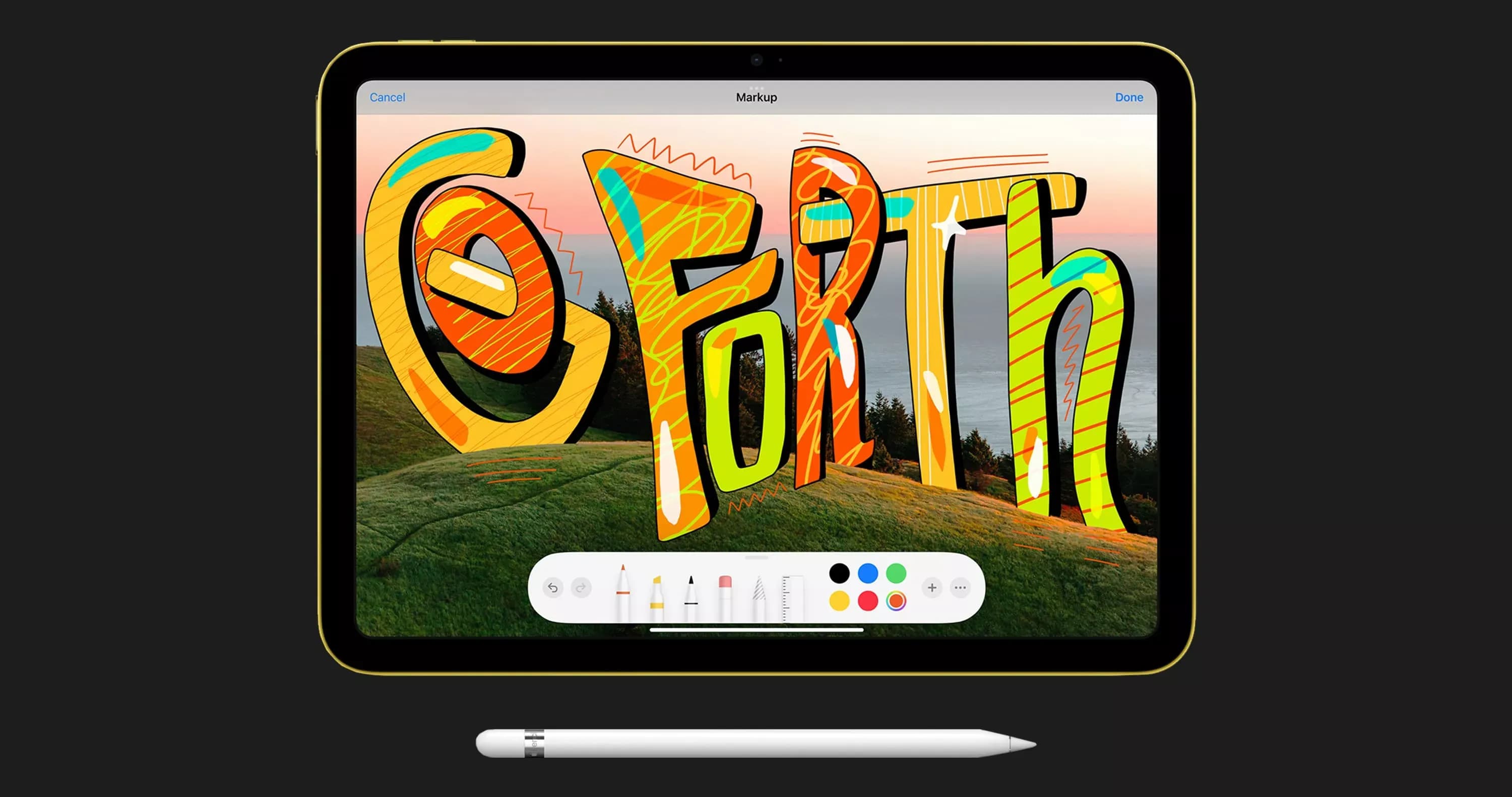 Apple iPad 11 128GB, Wi-Fi (Yellow) (2025) (MD4D4)