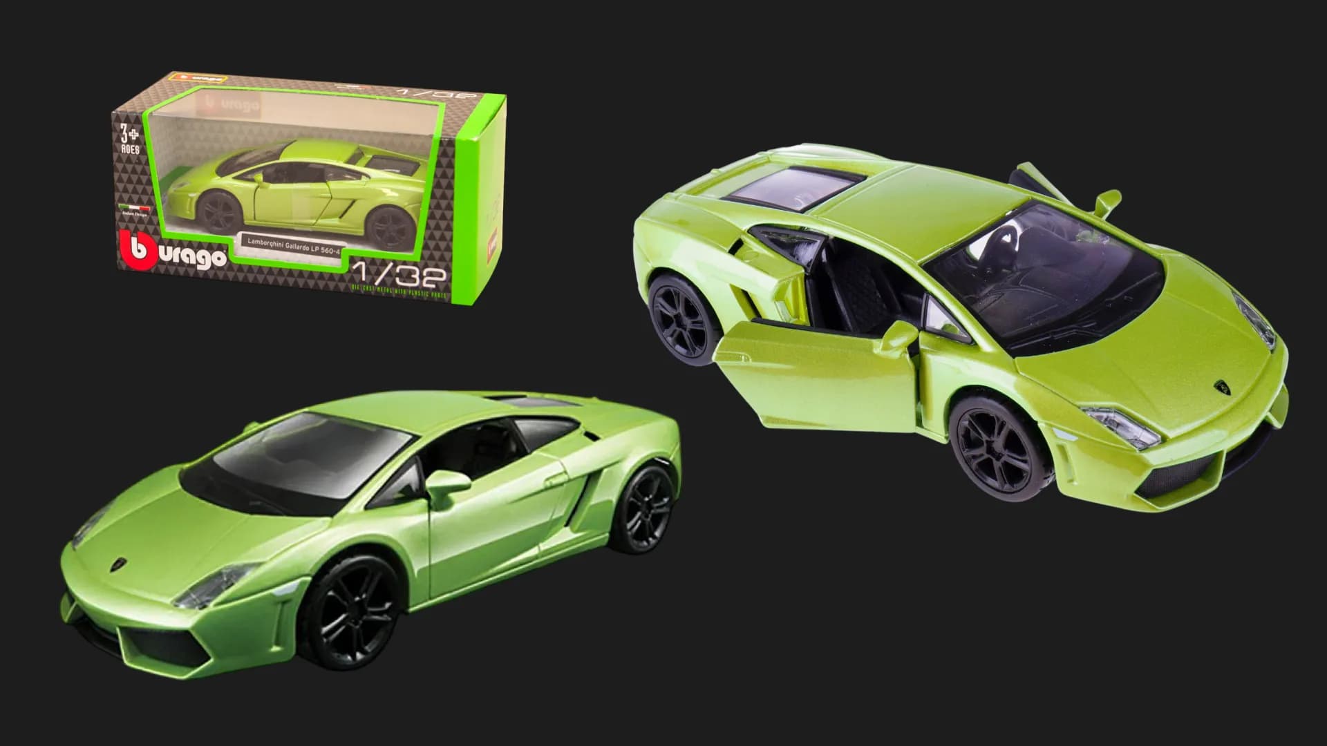 Автомодель Bburago Lamborghini Gallardo LP560-4 (2008) в ассортименте (1:32) (18-43020)