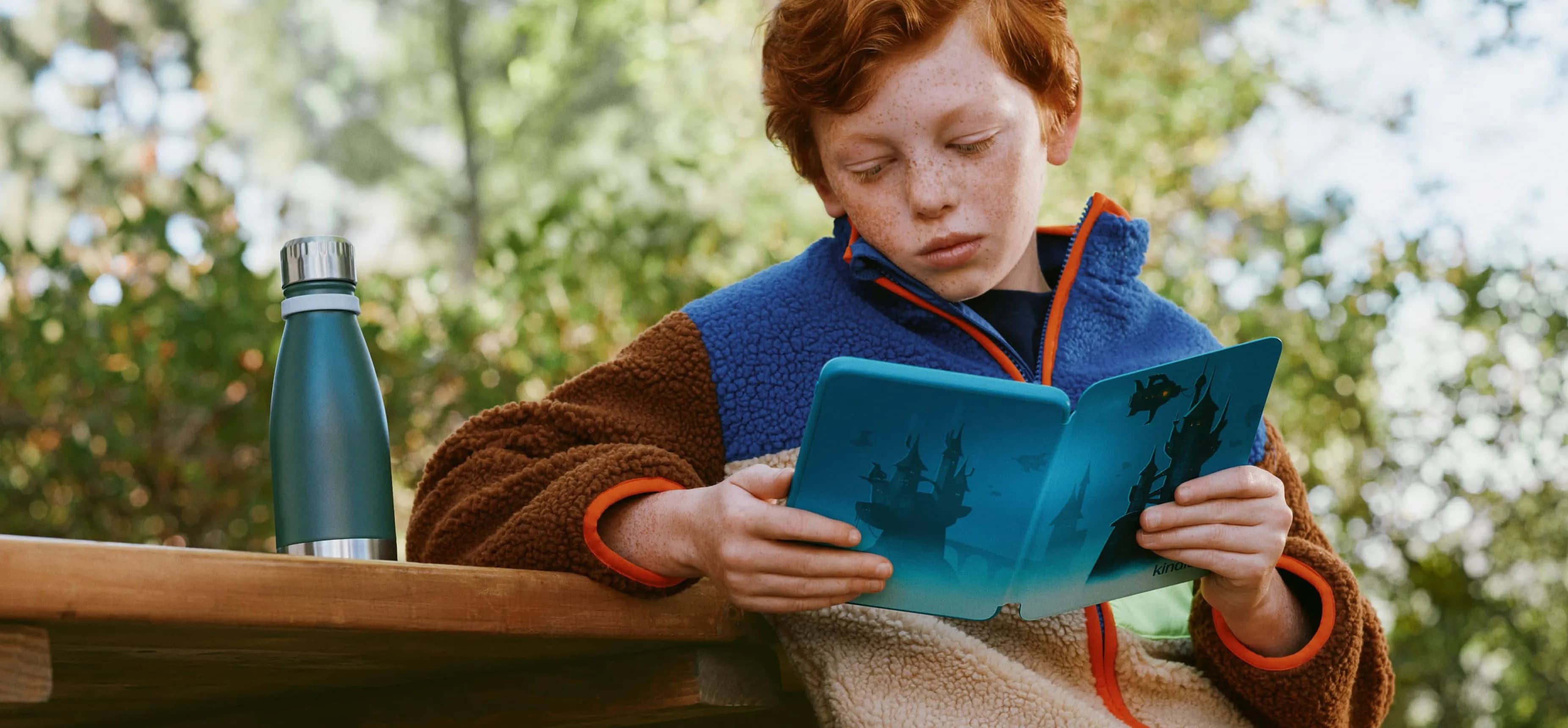Электронная книга Amazon Kindle Paperwhite Kids 13th Gen. 2026 16GB (Twilight Towers)