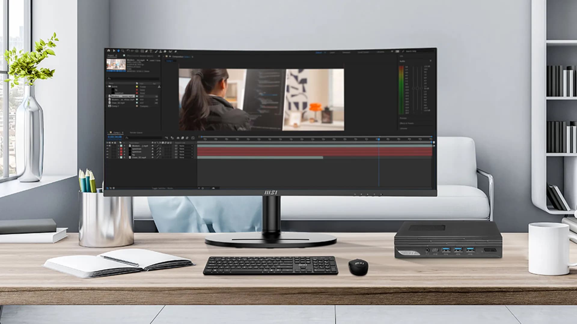 Монитор MSI 34" Modern MD342CQP VA 120Hz (UA)