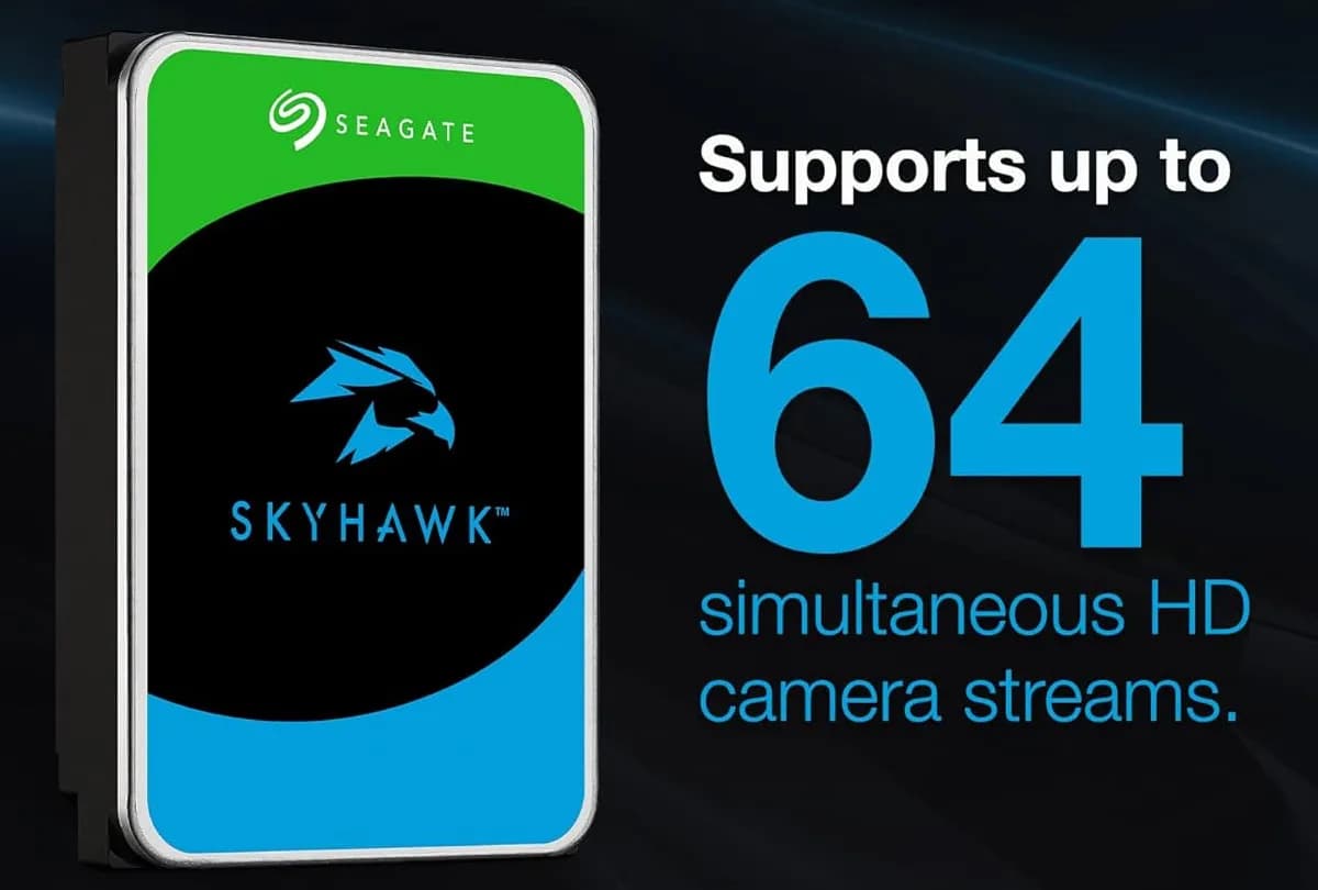 Жесткий диск Seagate SkyHawk 1TB 3.5" 256MB 5400rpm (ST1000VX013)