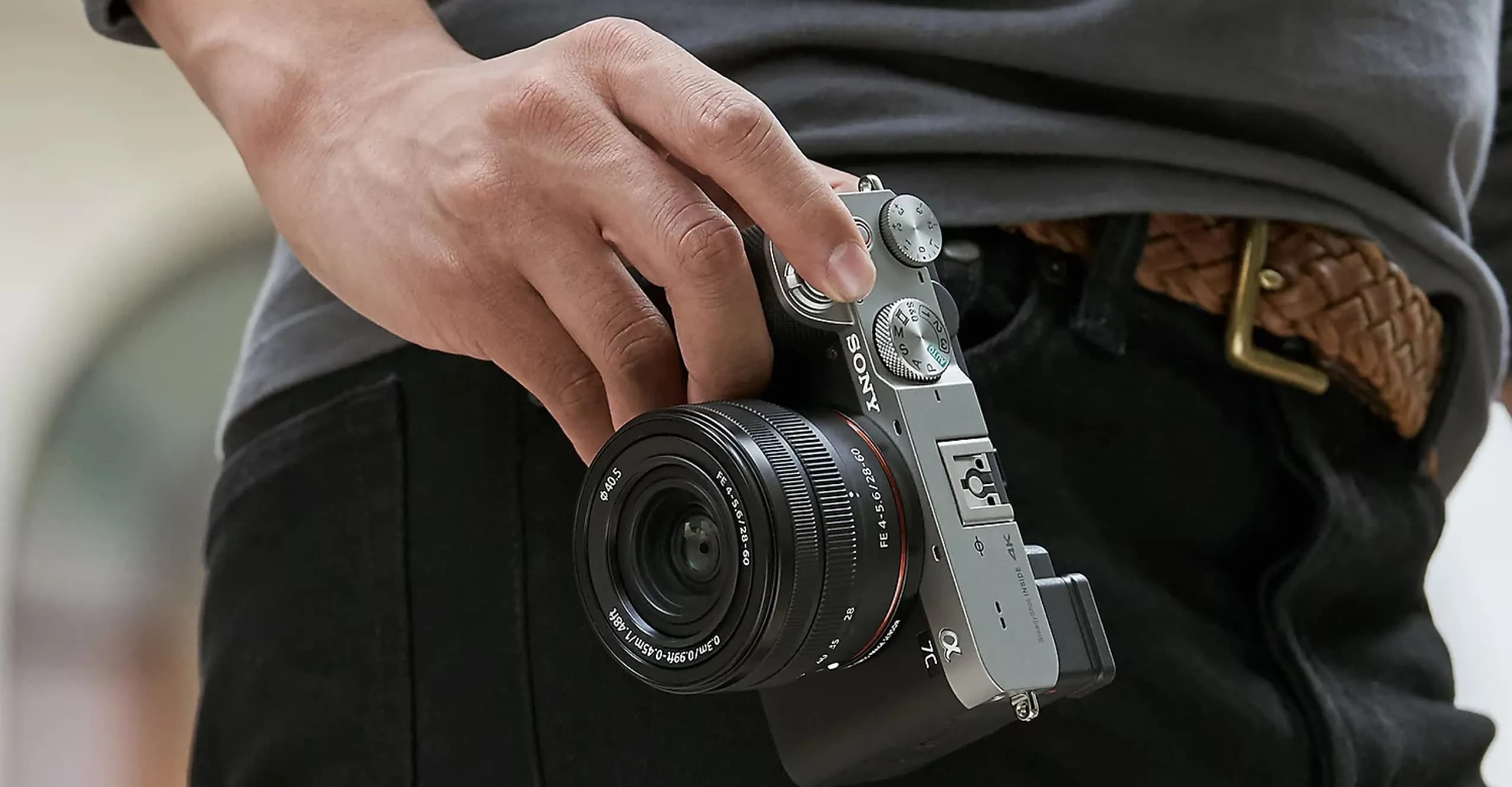 Цифровой фотоаппарат Sony Alpha A7C kit 28-60 mm (Silver) (ILCE7CLS) (Standard)