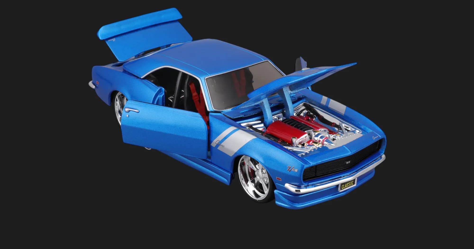 Автомодель Maisto 1968 Chevrolet Camaro Z/28, 1:24 (32508 blue)