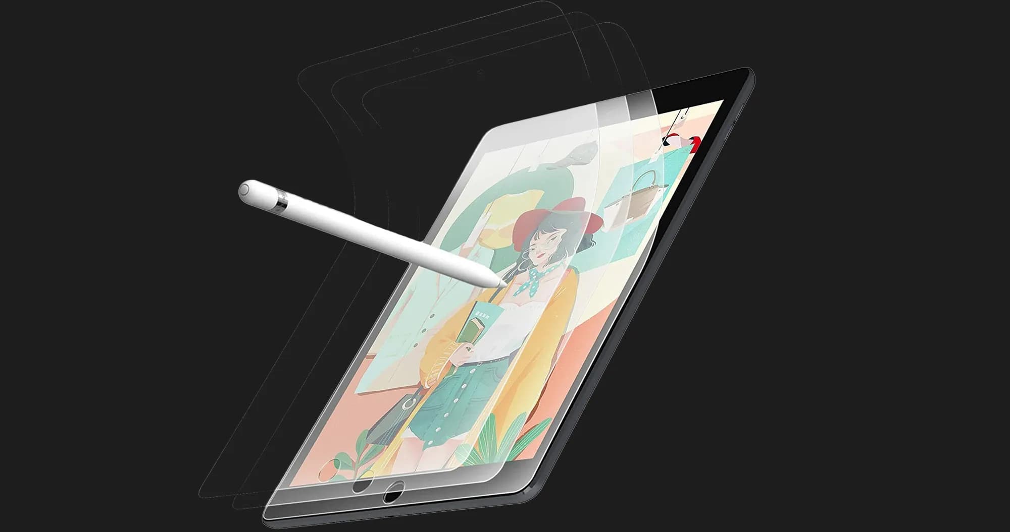 Защитная пленка WiWU iPaper Paper Like для iPad 10.2 (2021-2019)