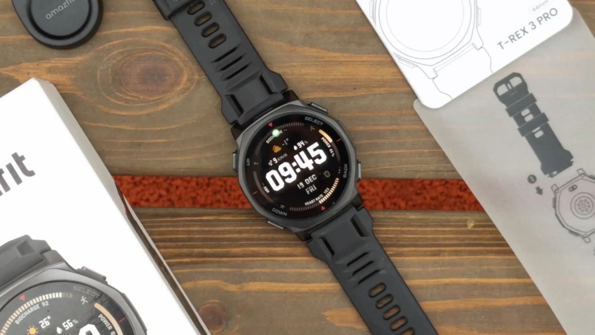 Смарт-часы Amazfit T-Rex 3 Pro 44mm (Black/Gold)