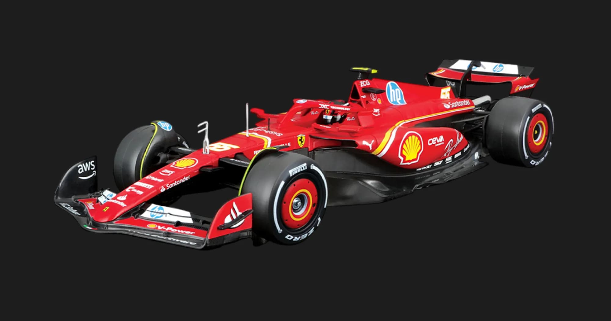 Авто-конструктор Bburago — Ferrari #55 (1:24) (18-26859)