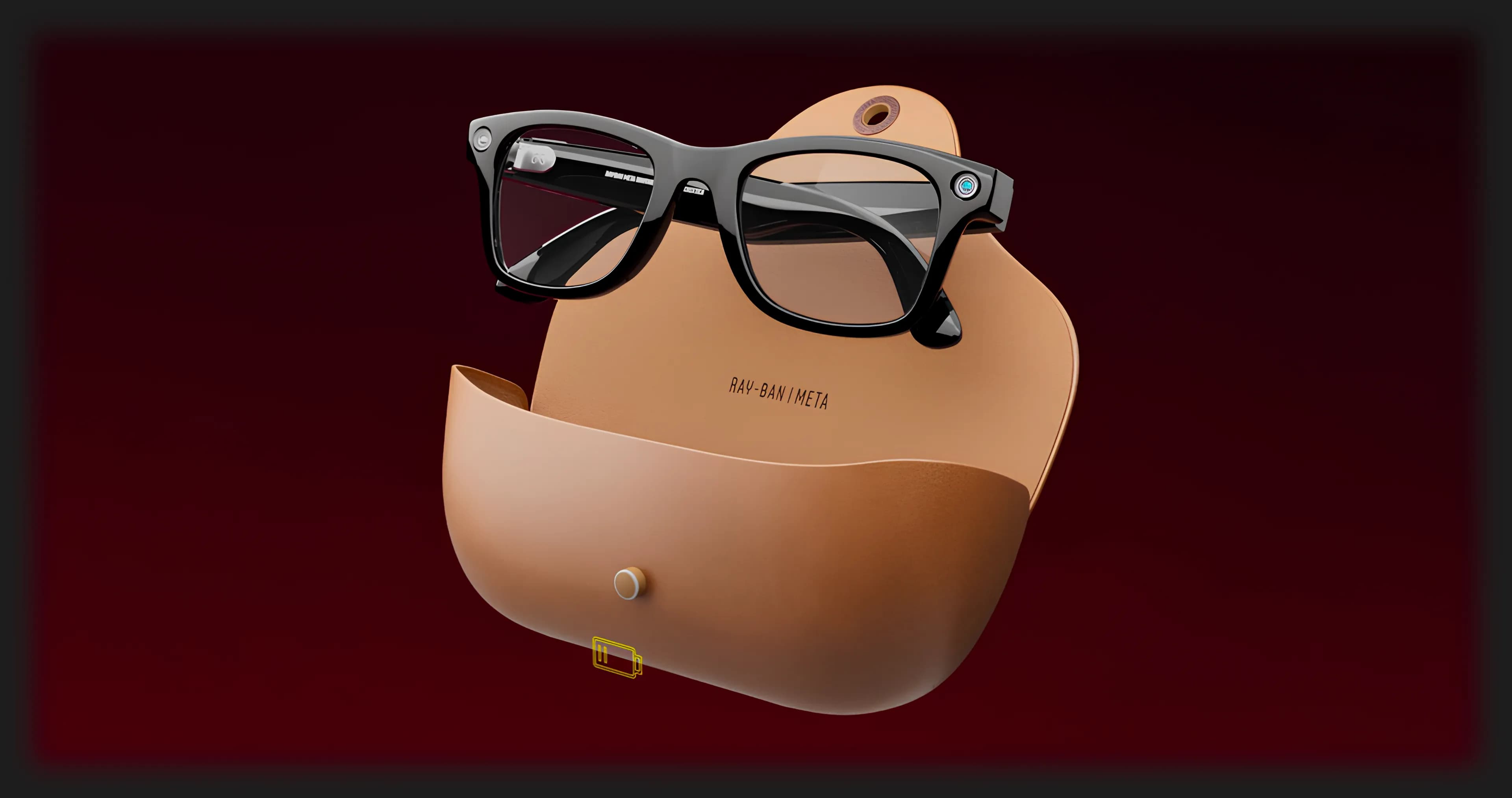 Смарт-очки Ray-Ban Meta Wayfarer (Gen 2) (Matte Black/Clear) (RW4012 601SSB 50-22) (M)