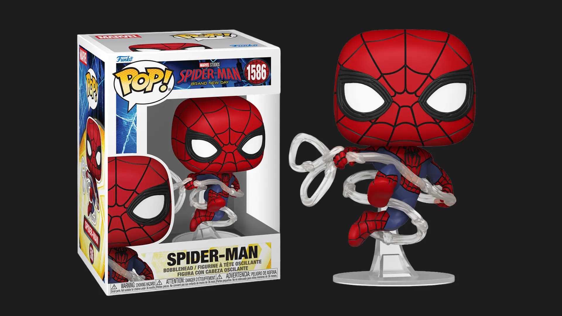 Фигурка Funko Pop! из серии «Человек-паук: Совершенно новый день» — Человек-паук (83963)