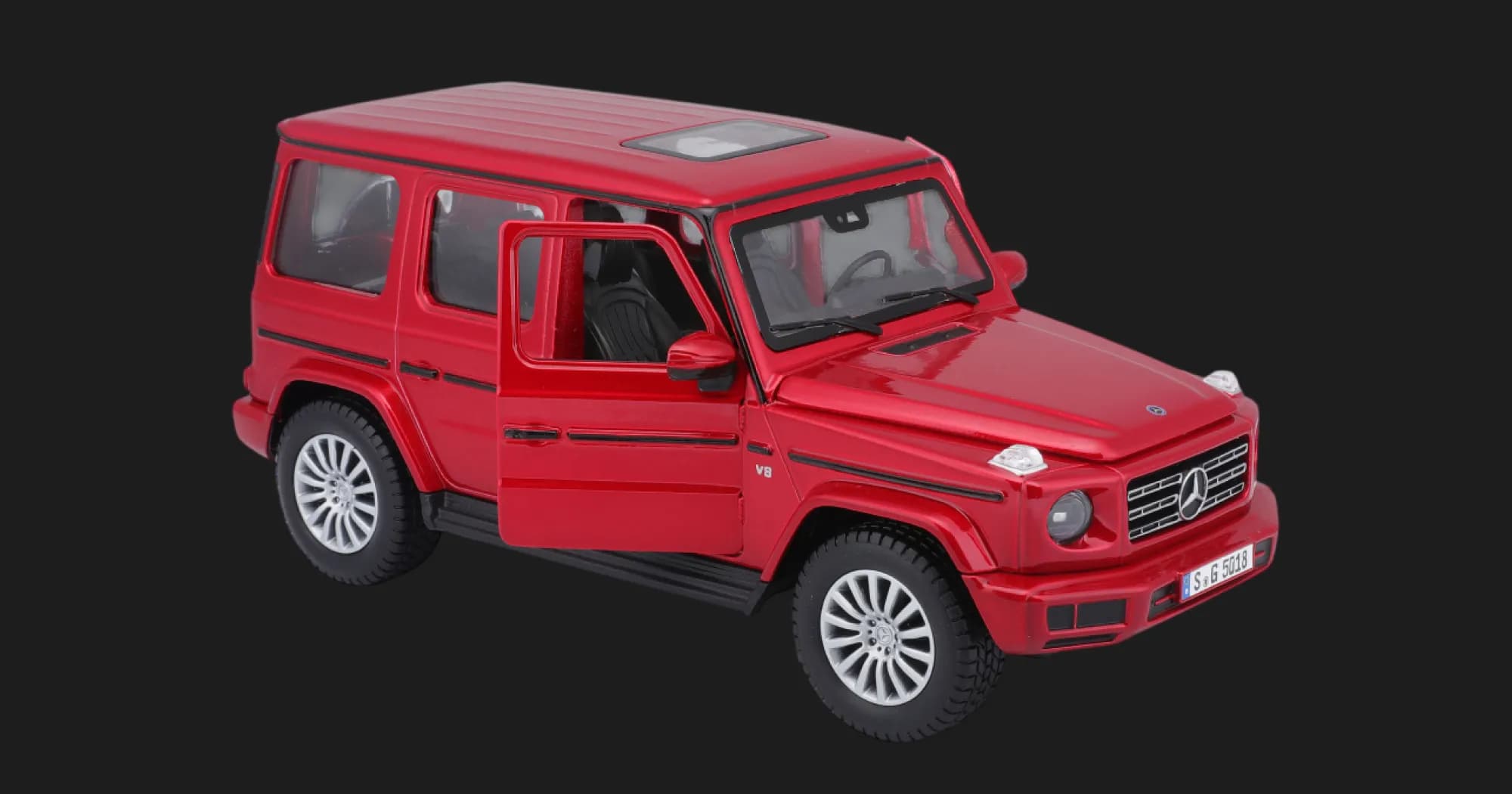 Автомодель Maisto 2019 Mercedez Benz G-Class AMG SUV, 1:24 (31531 dark grey)