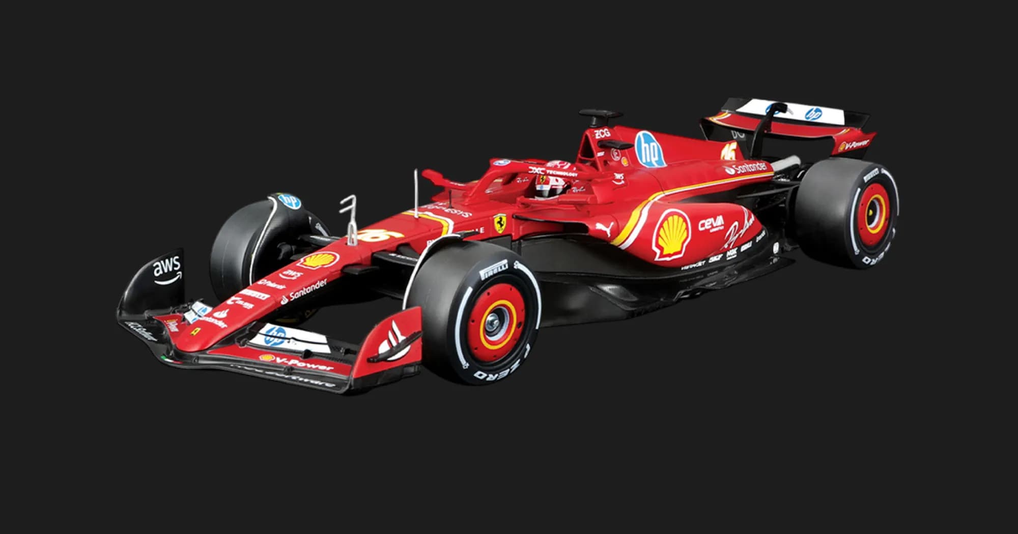 Авто-конструктор Bburago — Ferrari #16 (1:24) (18-26858)