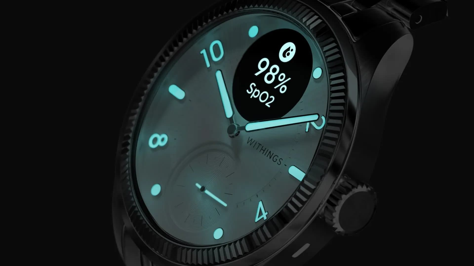 Смарт-часы Withings ScanWatch Nova Brilliant 39mm (Titanium Gray)