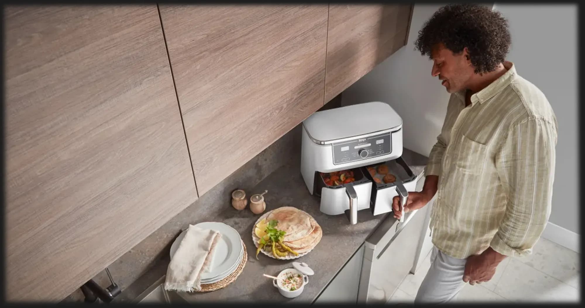 Мультипечь Ninja Air Fryer Dual zone AF400EUWH