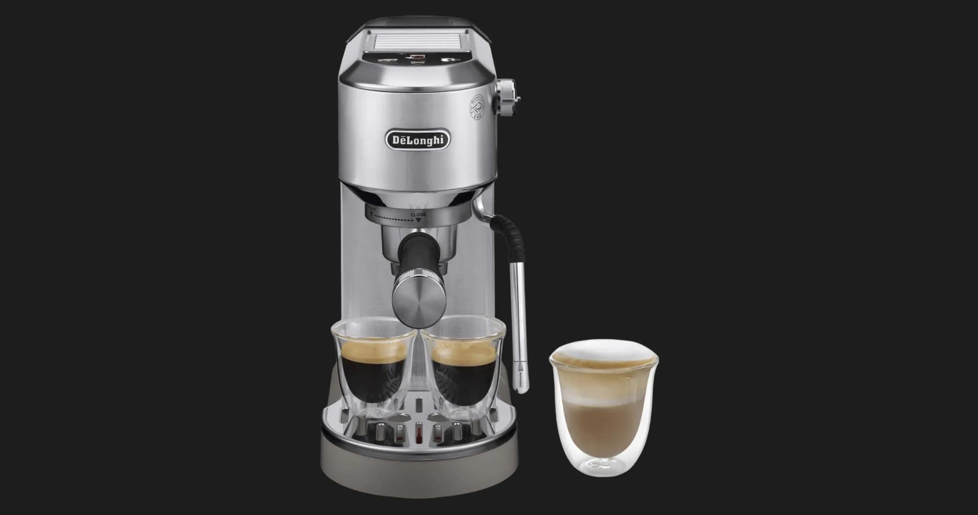 Рожковая кофеварка DeLonghi Dedica Duo (Metallic) (EC890.M)