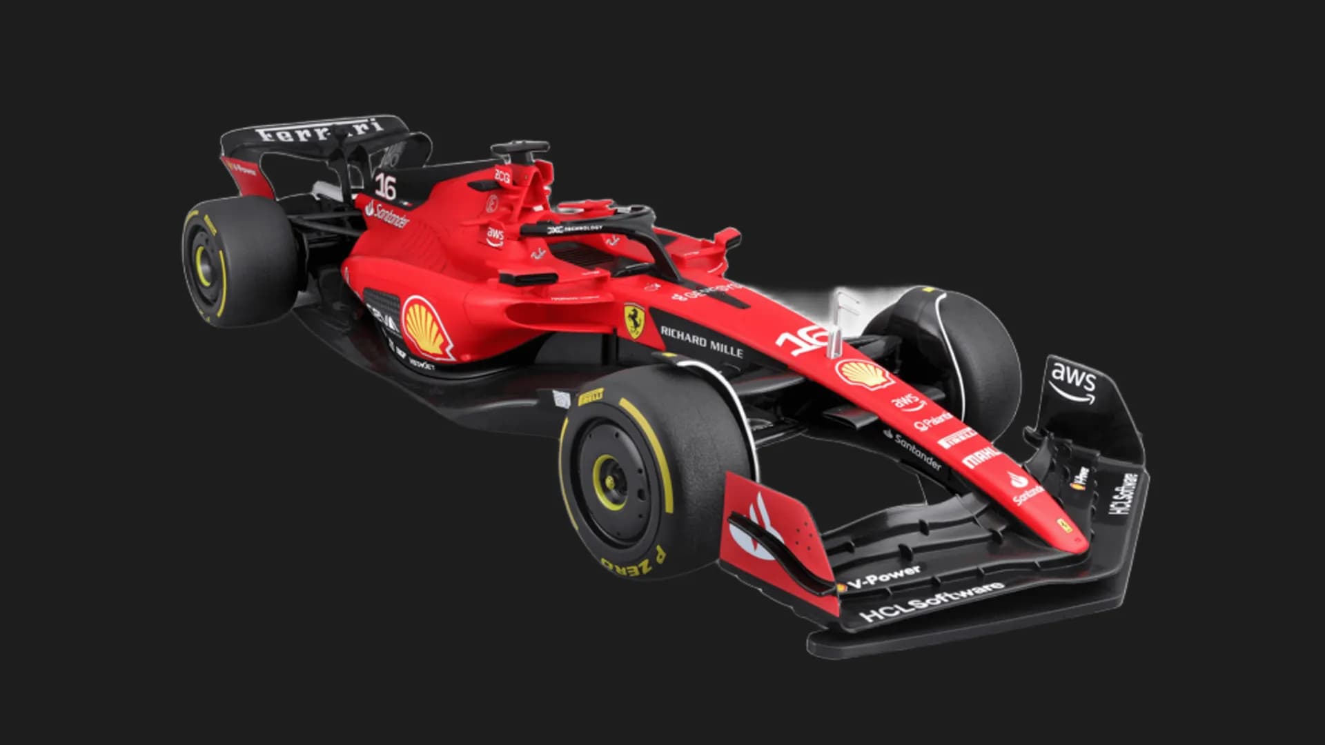 Автомобиль на р/у Maisto Tech — Formula RC SF-23, #16 Charles Leclerc, 1:10 (82771) (Red)