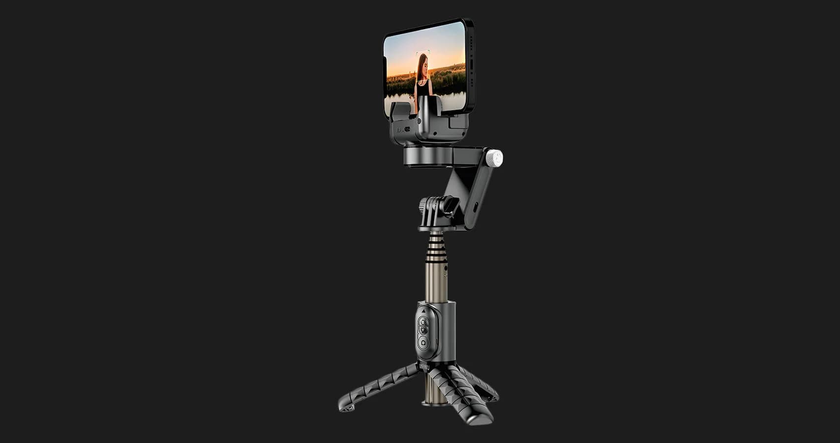 Трипод WiWU Auto-traking Gimble Tripod Wi-SE006 (Black)