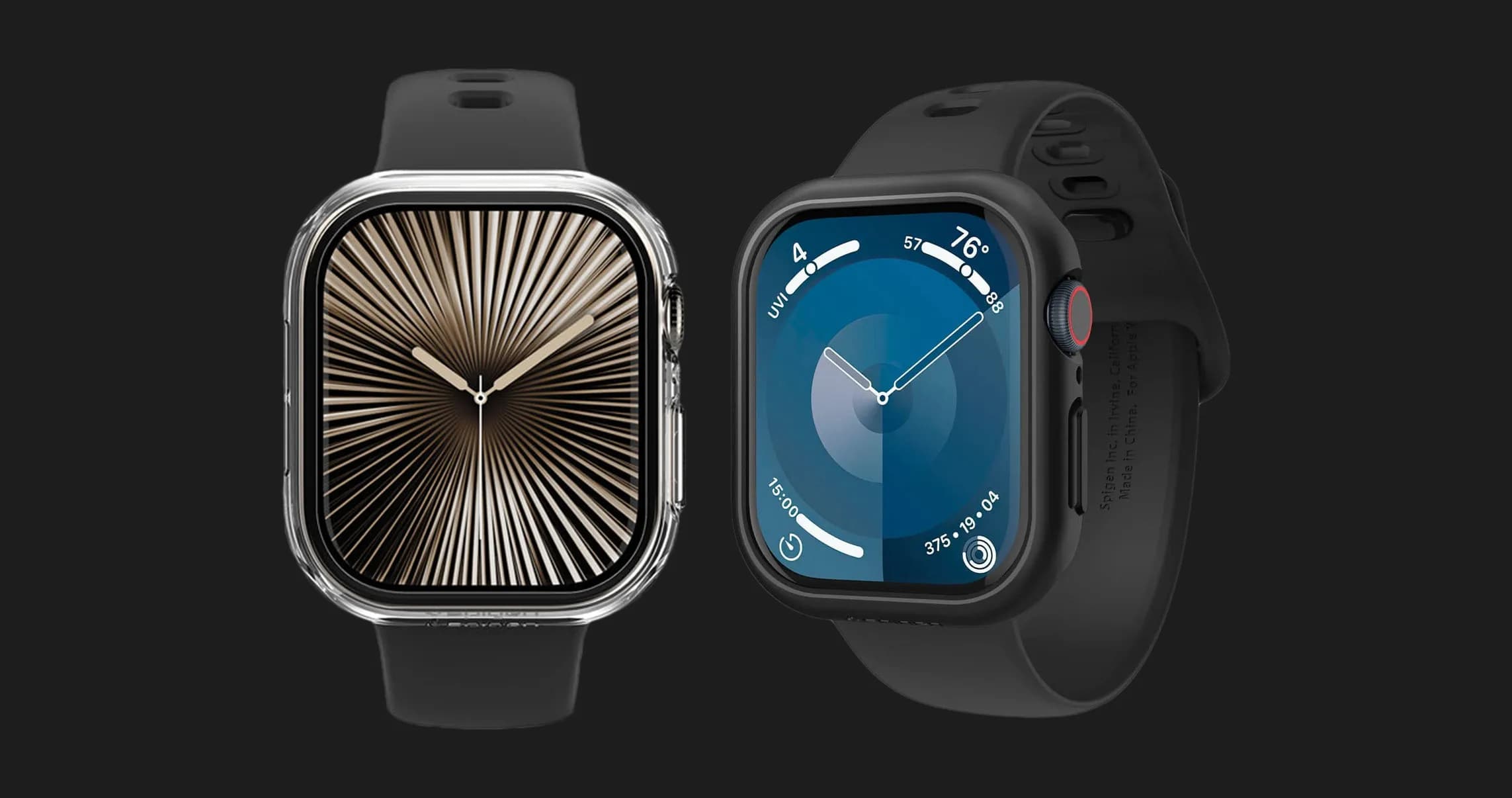 Чехол Spigen Thin Fit для Apple Watch 42mm (2024) (Black)