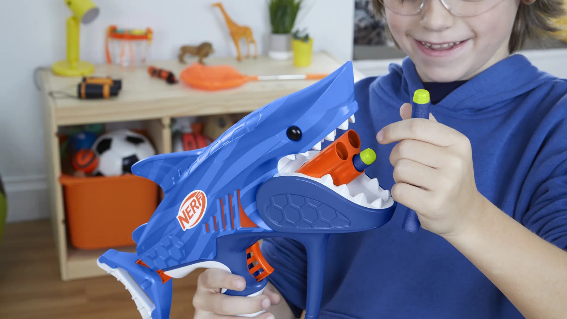 Бластер Nerf Wild SharkFire (F8645)
