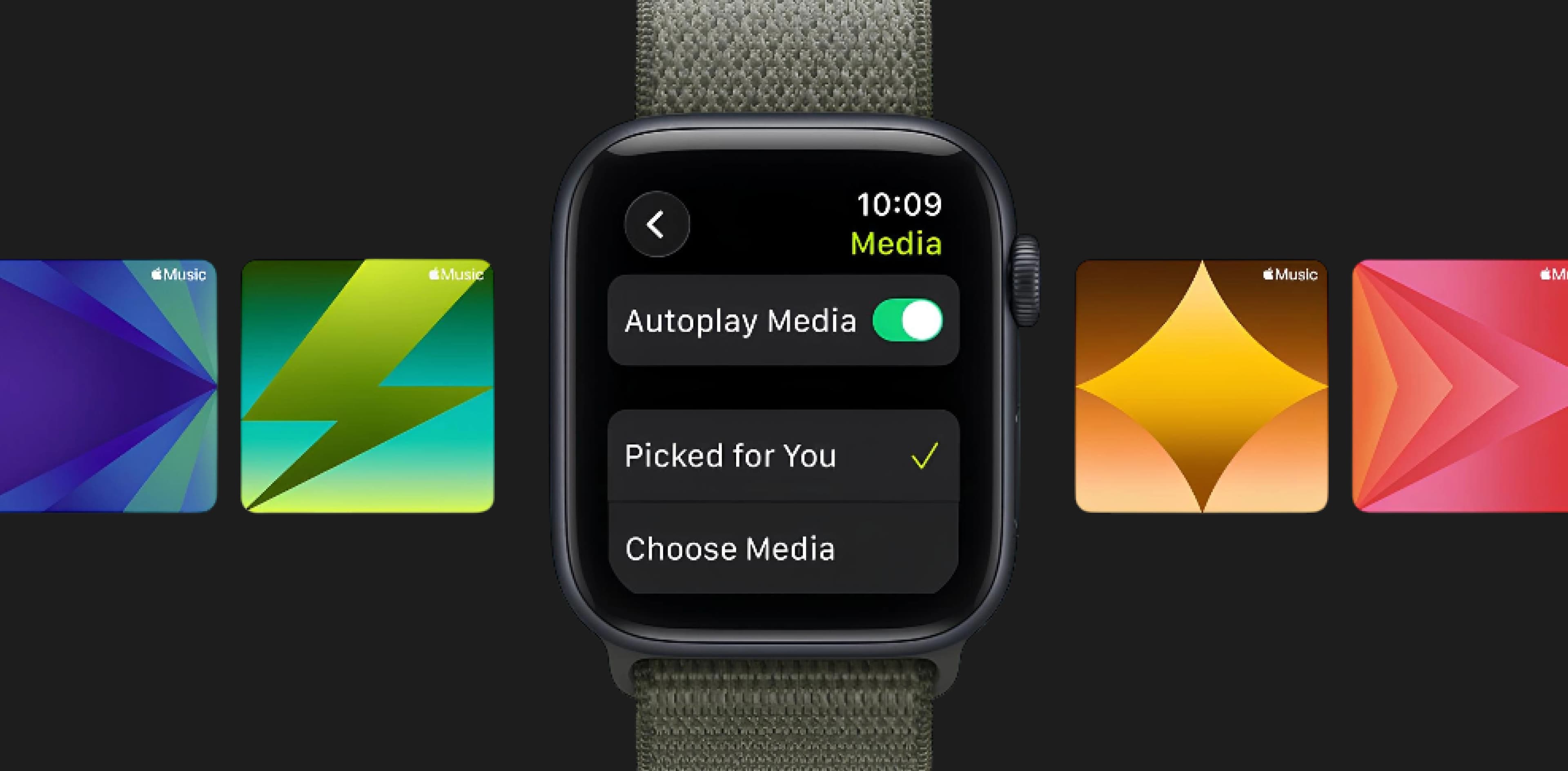 Apple Watch SE 3 GPS, 40mm Midnight Aluminum Case with Midnight Sport Band (S/M) (MEH94)
