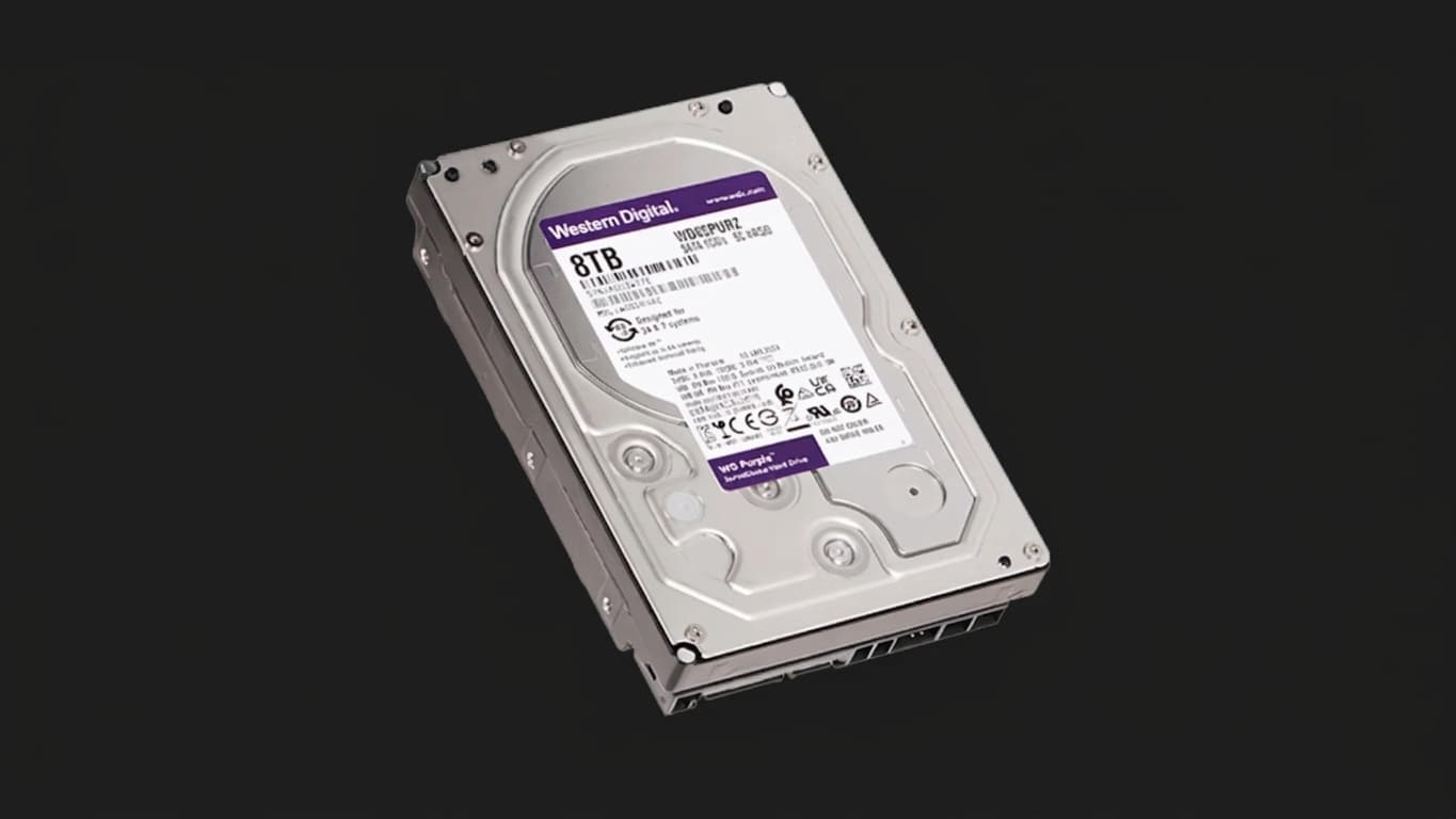 Жесткий диск Western Digital Purple 8TB 3.5" 256MB 5640rpm (WD85PURZ)