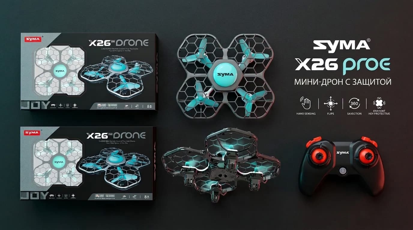 Квадрокоптер Syma X26PRO на р/к (X26PRO)
