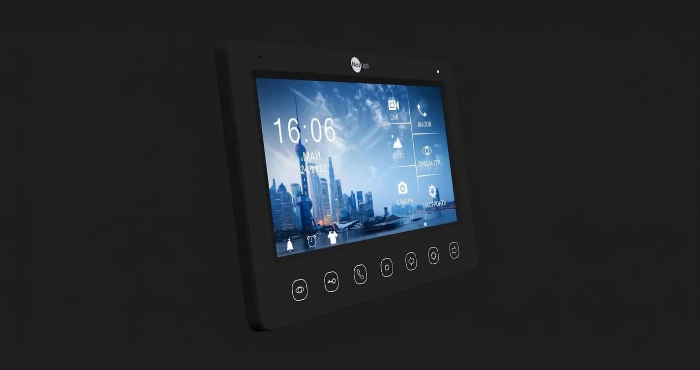 Видеодомофон Neolight Kappa + HD WF (Black)