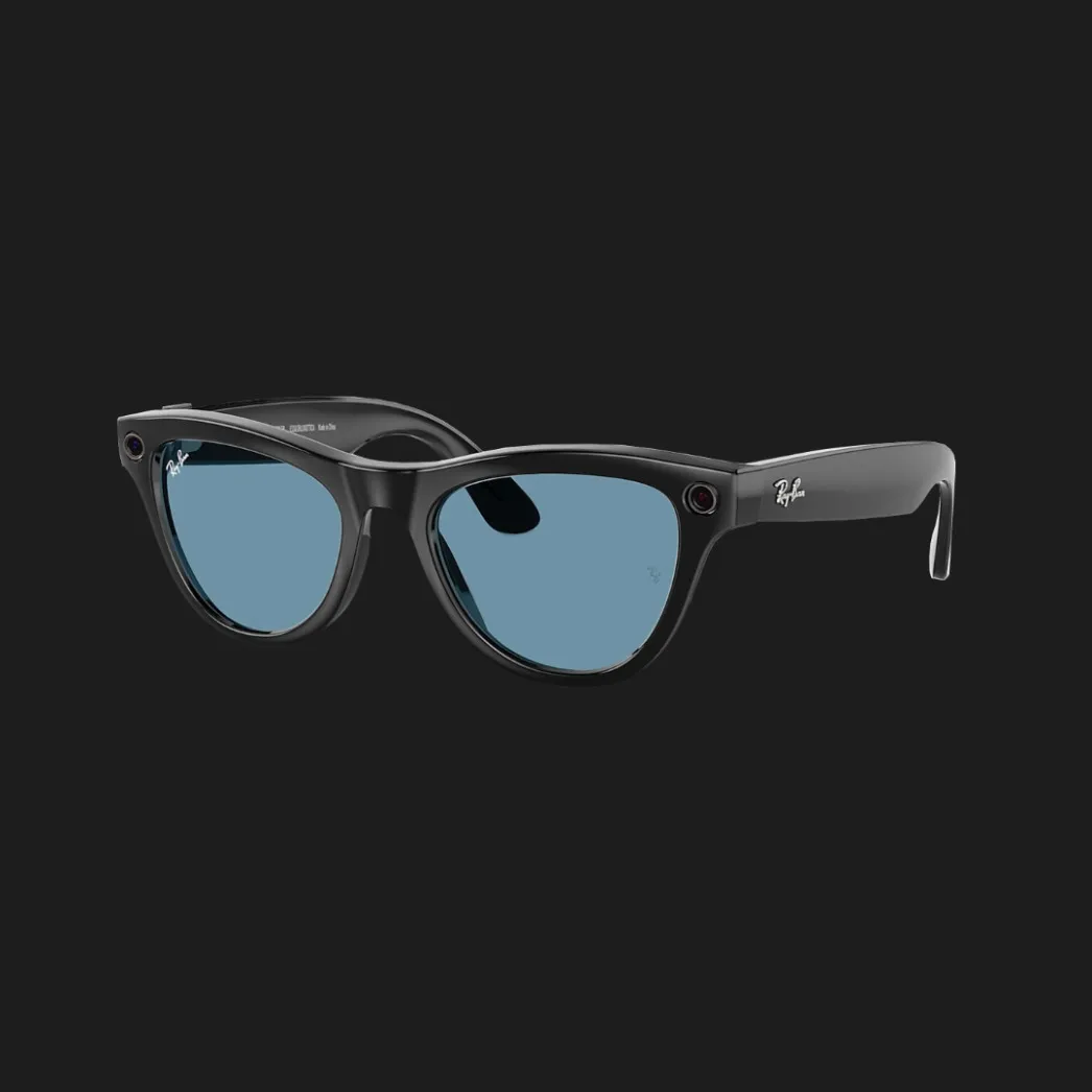 Смарт-очки Ray-Ban Meta Skyler Standard Shiny Black/Cerulean Blue Transitions (RW4010 601/MF 52-20) (M)