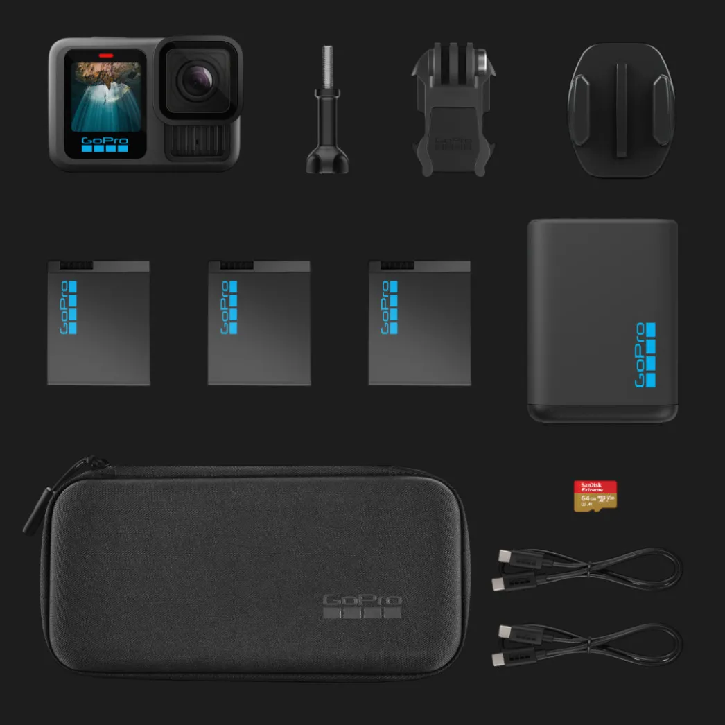 Экшн-камера GoPro Hero 13 Black Extended Power Bundle